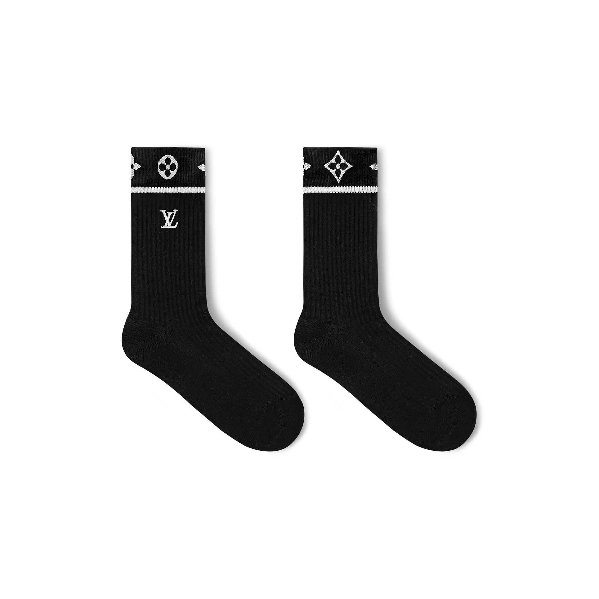 Louis Vuitton LV Sporty Socks S00 - Women - Accessories M7801L Black
