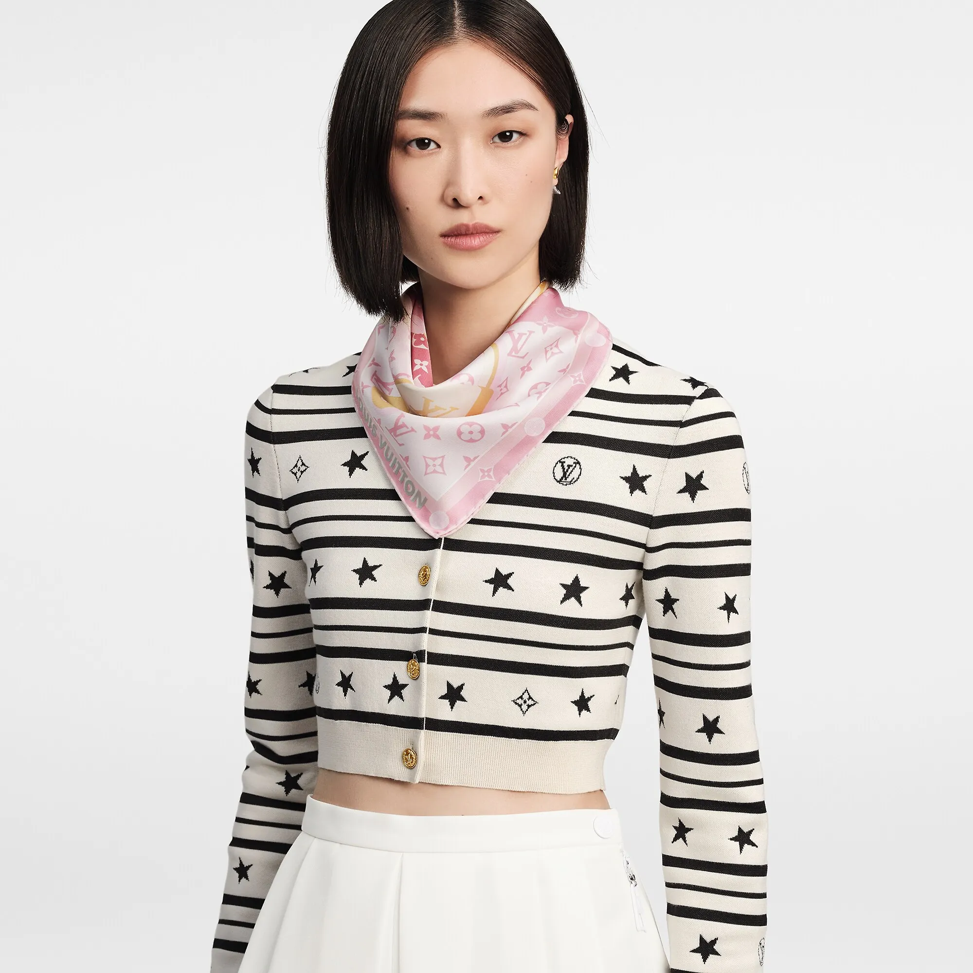 Louis Vuitton LV Unlocked Square 45 S00 - Women - Accessories M78069 Pink