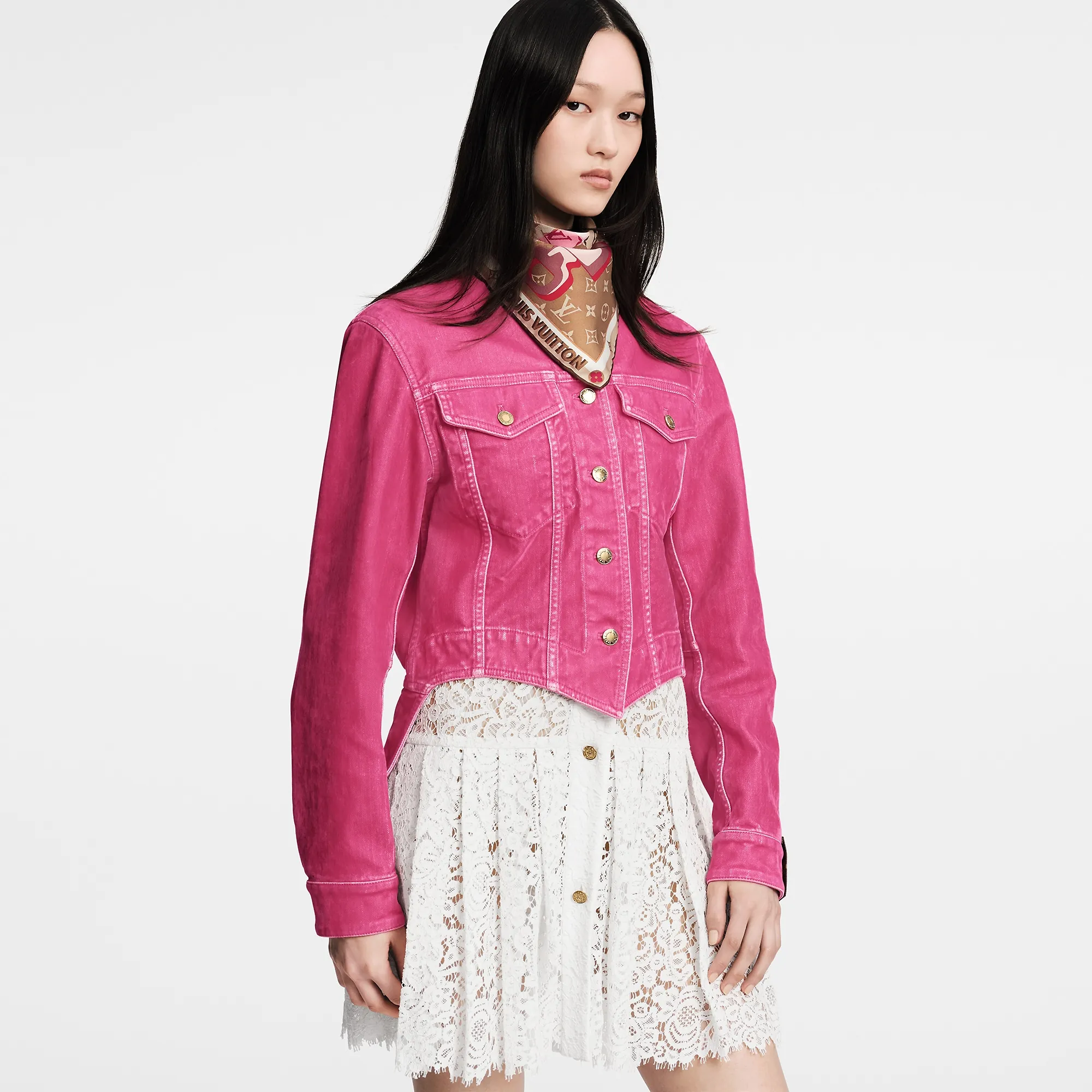 Louis Vuitton LV Unlocked Square 45 S00 - Women - Accessories M78070 Brown