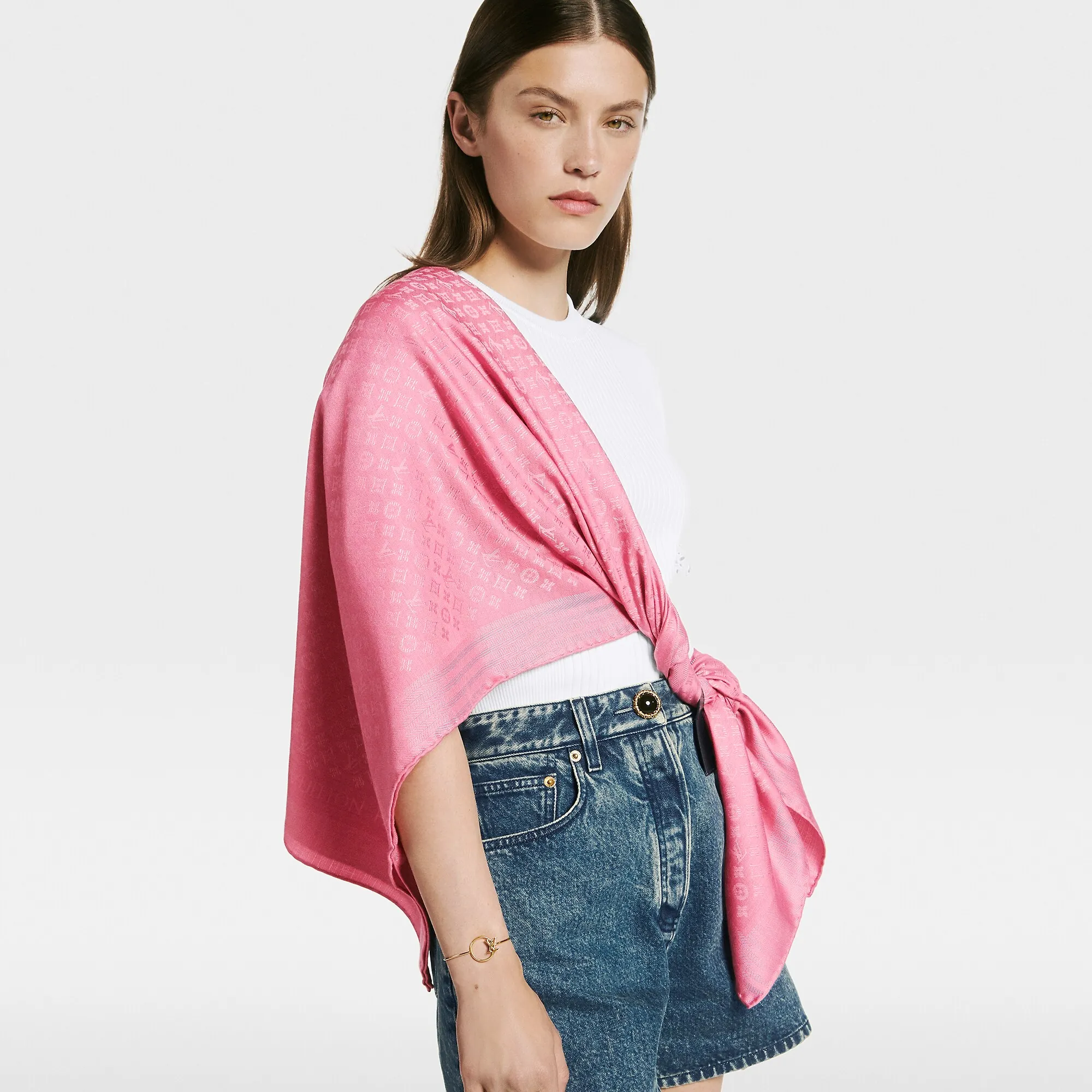 Louis Vuitton Evermore Shawl S00 - Women - Accessories M78138 Rosewood