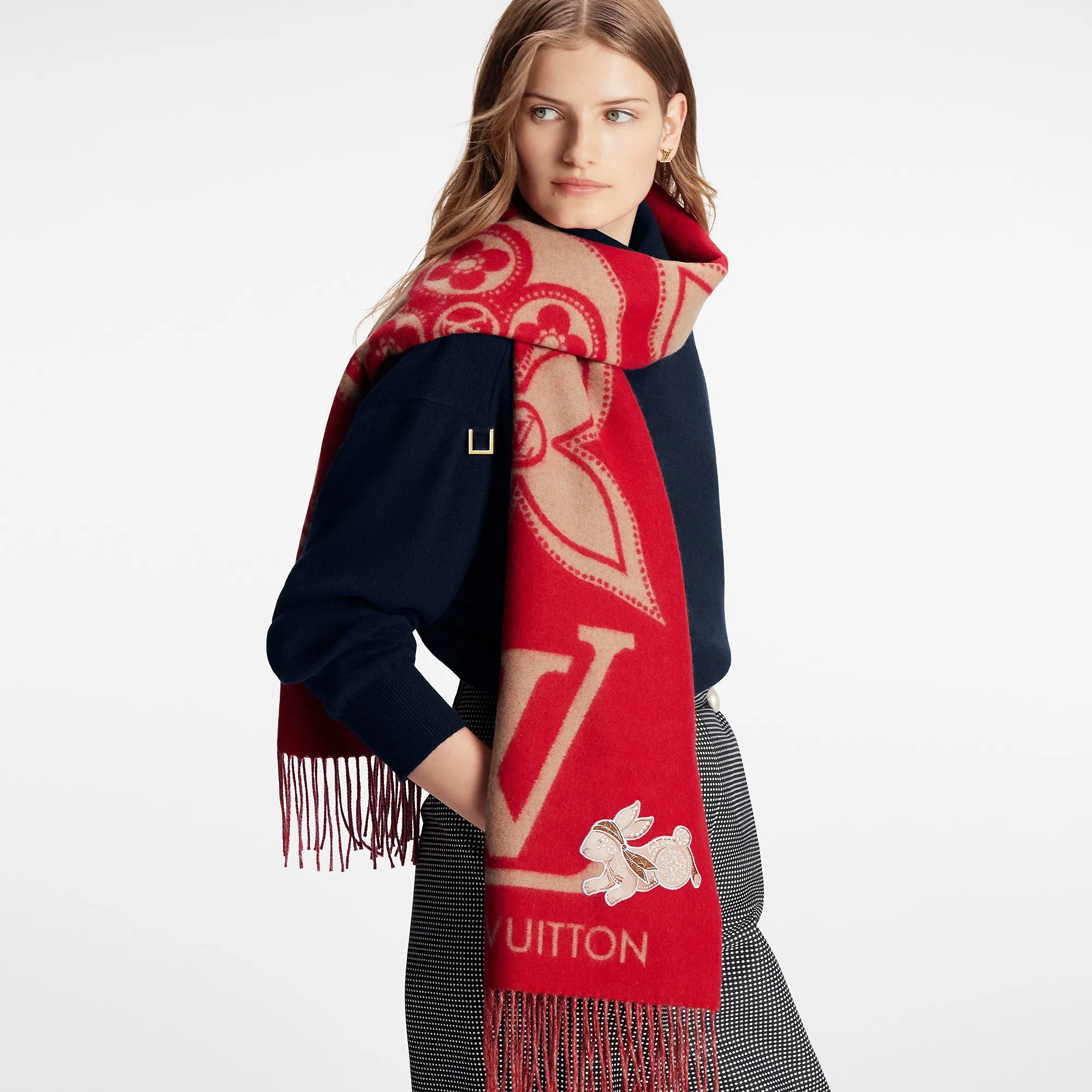 Louis Vuitton Precious Rabbit Reykjavik Scarf S00 - Women - Accessories M78165