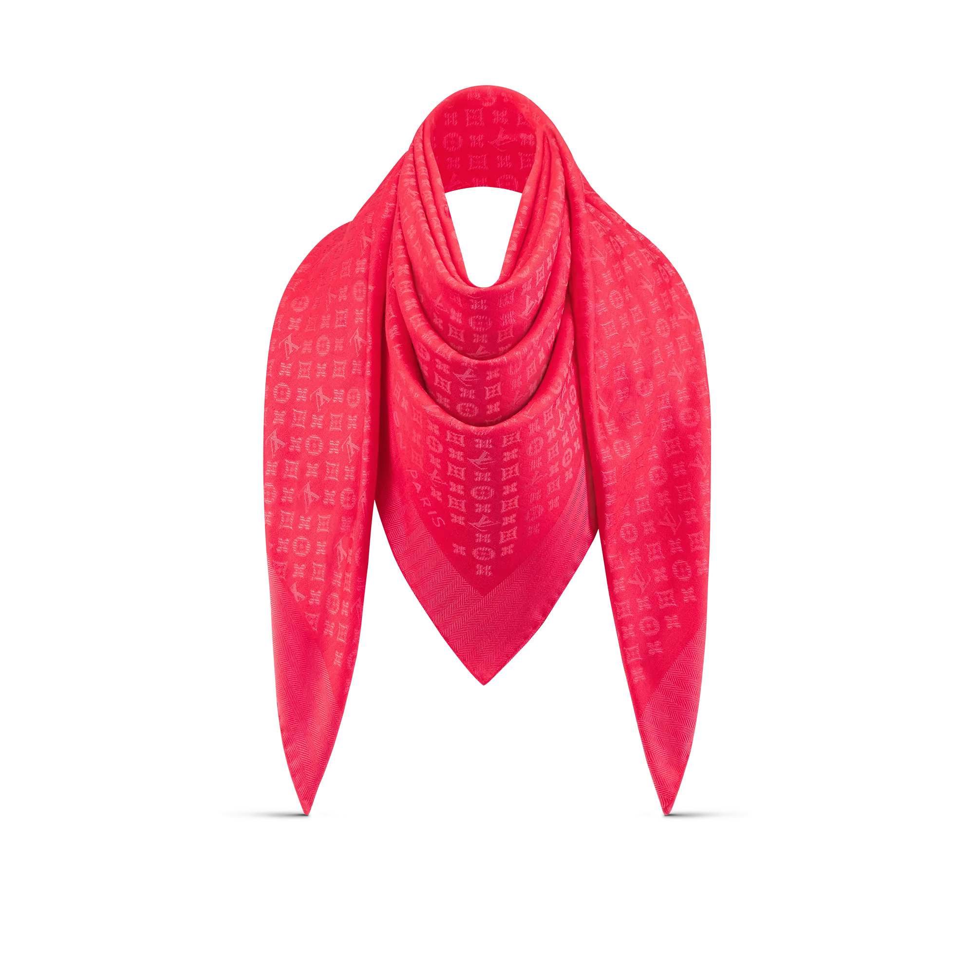 Louis Vuitton Evermore Shawl S00 - Women - Accessories M78367 Raspberry