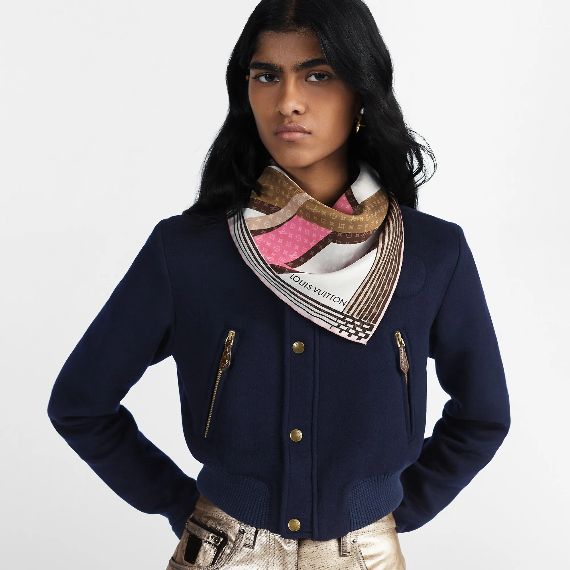 Louis Vuitton Planet LV Square 70 S00 - Women - Accessories M78379 Louis Vuitton Planet LV Square 70 S00 - Women - Accessories M78379