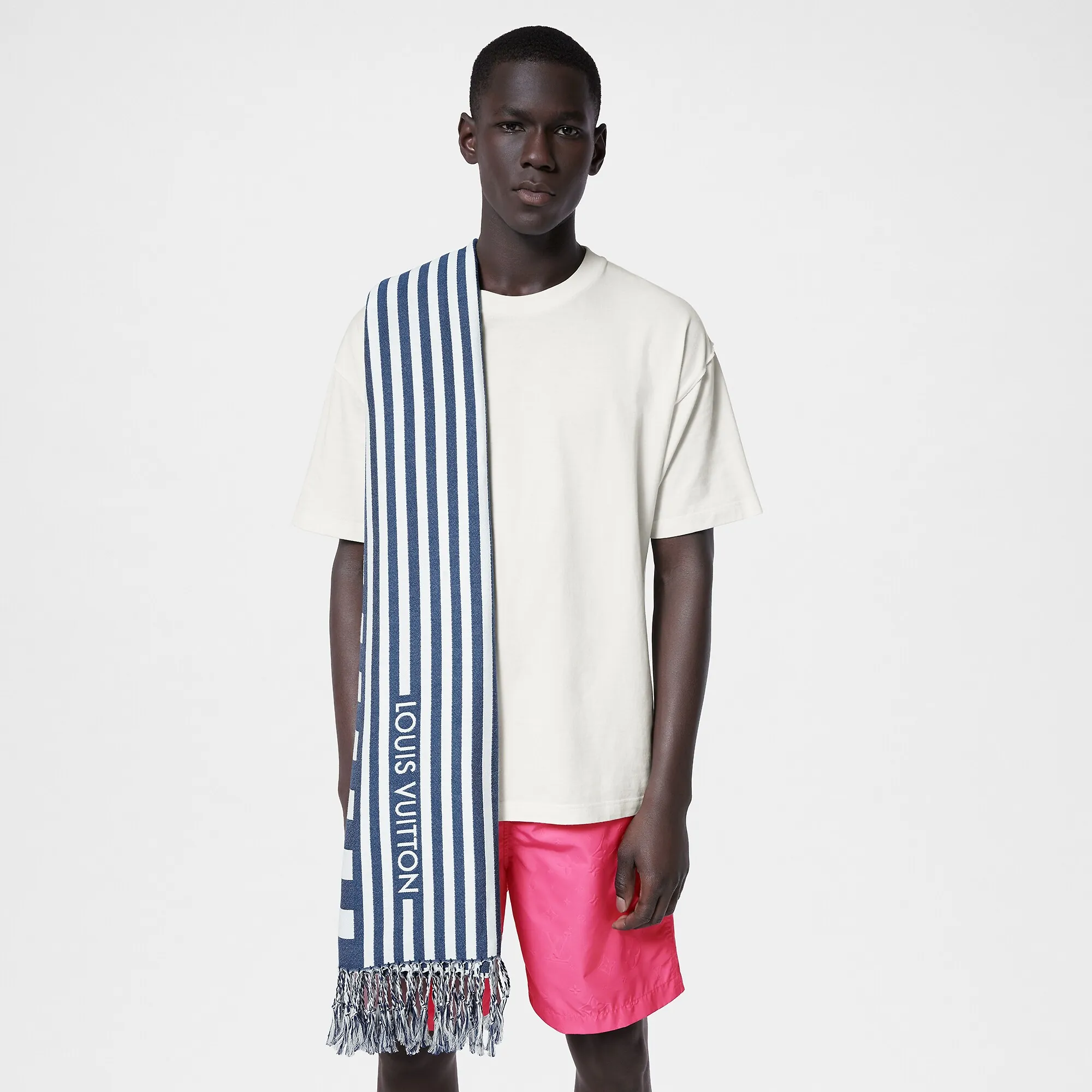 Louis Vuitton LV Graphical Beach Blanket S00 - Men - Accessories M78404 Blue