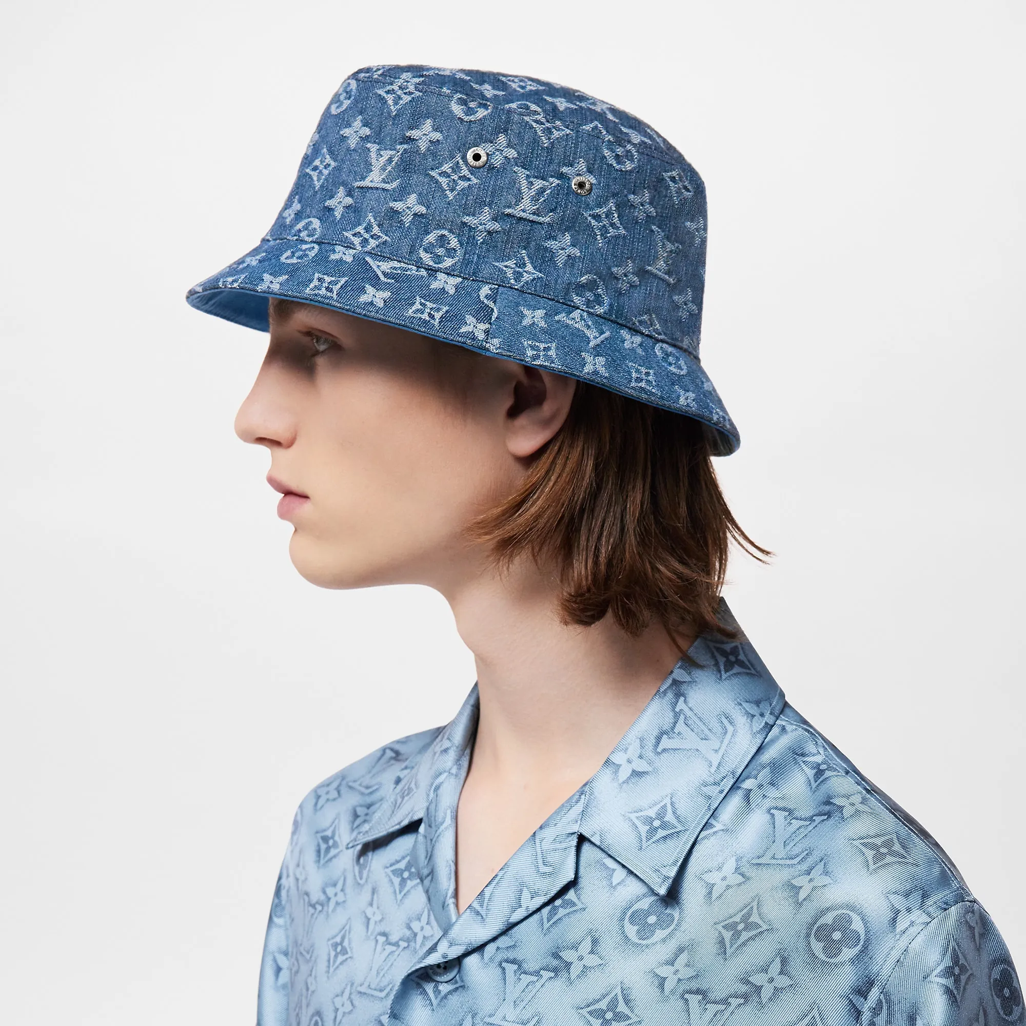 Louis Vuitton Monogram Essential Bucket Hat S00 - Men - Accessories M78772