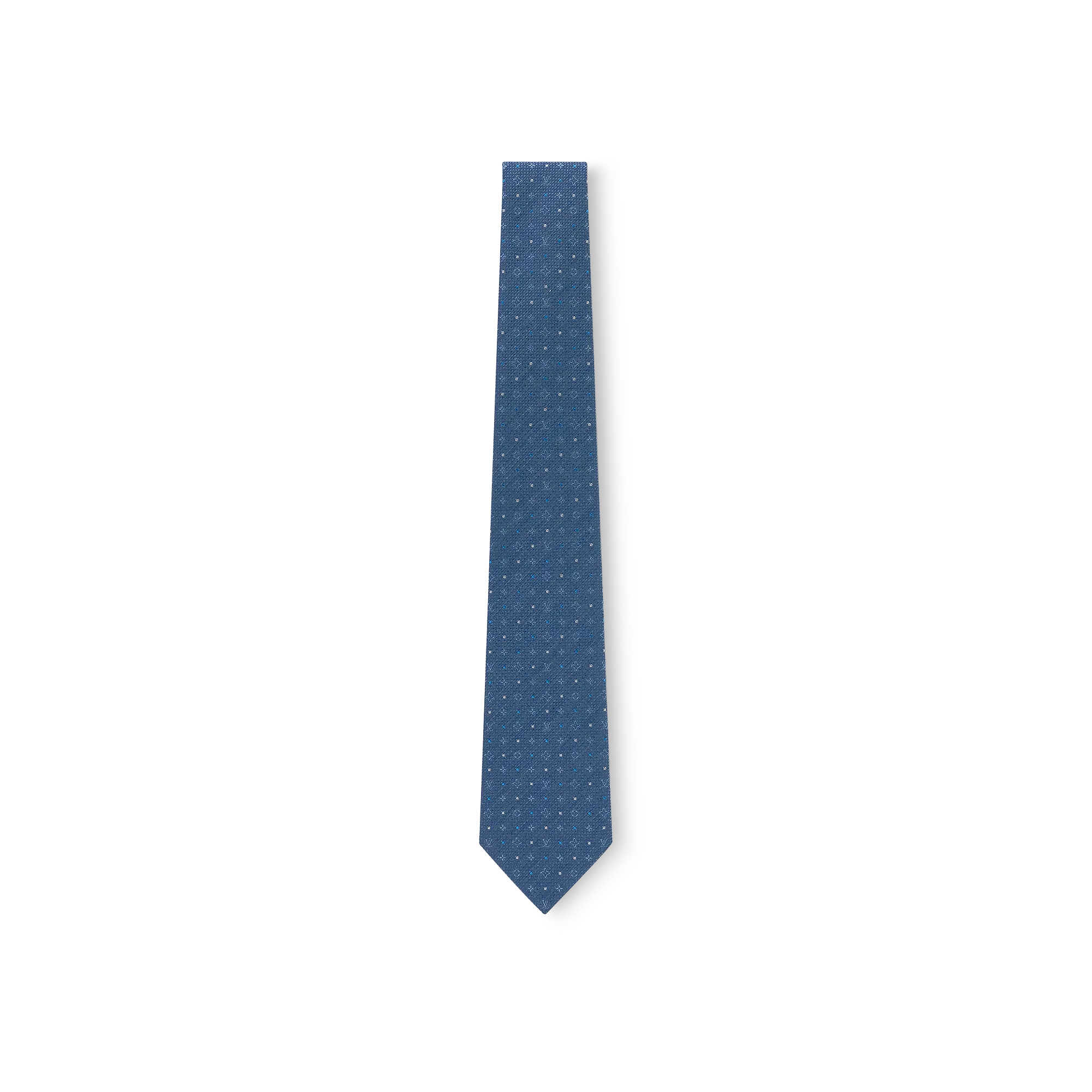 Louis Vuitton Dots On MNG Tie S00 - Men - Accessories M78873 Blue