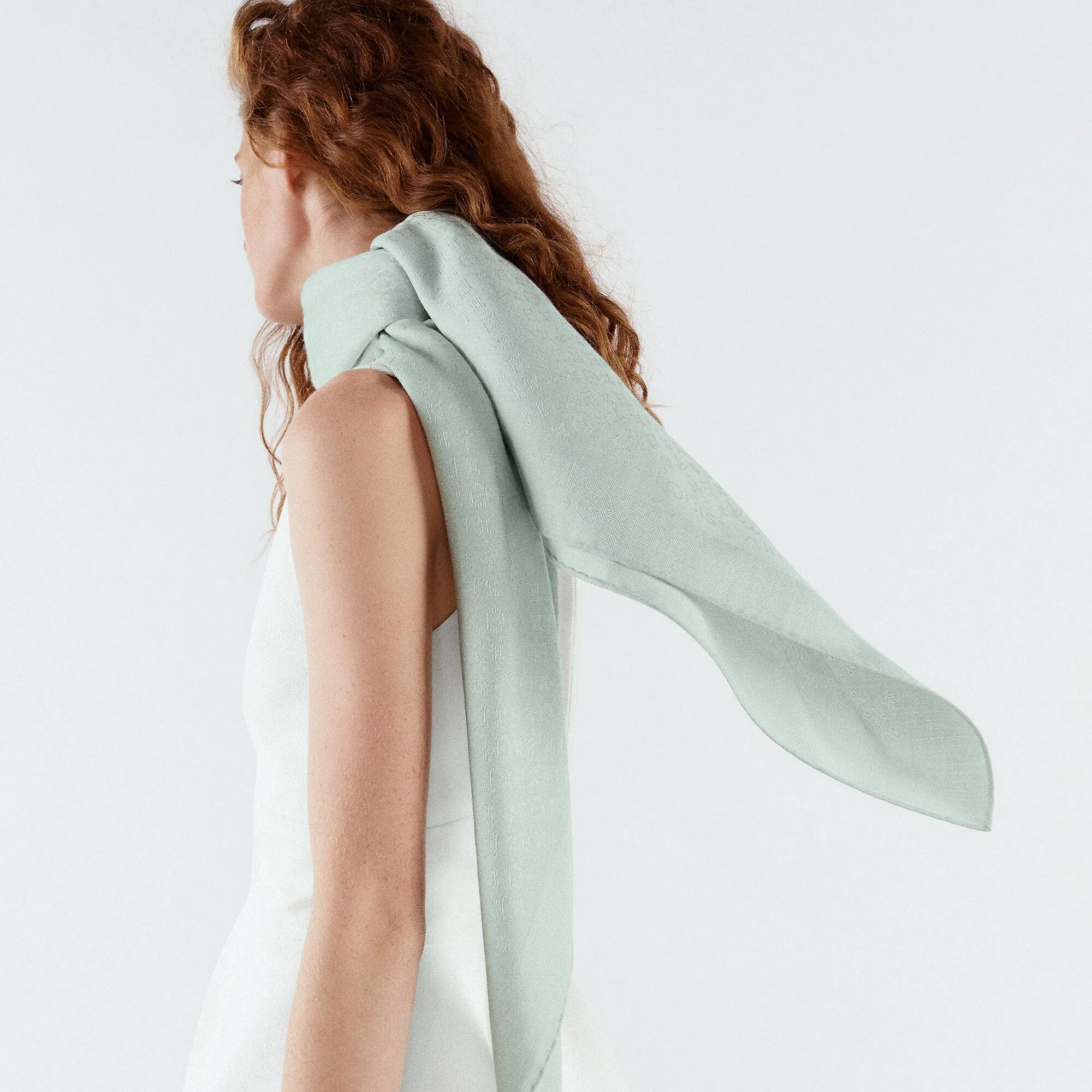 Louis Vuitton Evermore Shawl S00 - Women - Accessories M78889 Water Green