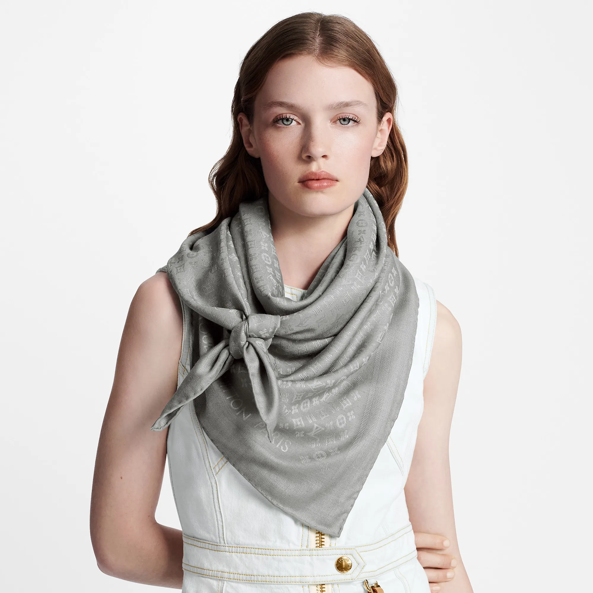 Louis Vuitton Evermore Shawl S00 - Women - Accessories M78894 Dark Grey