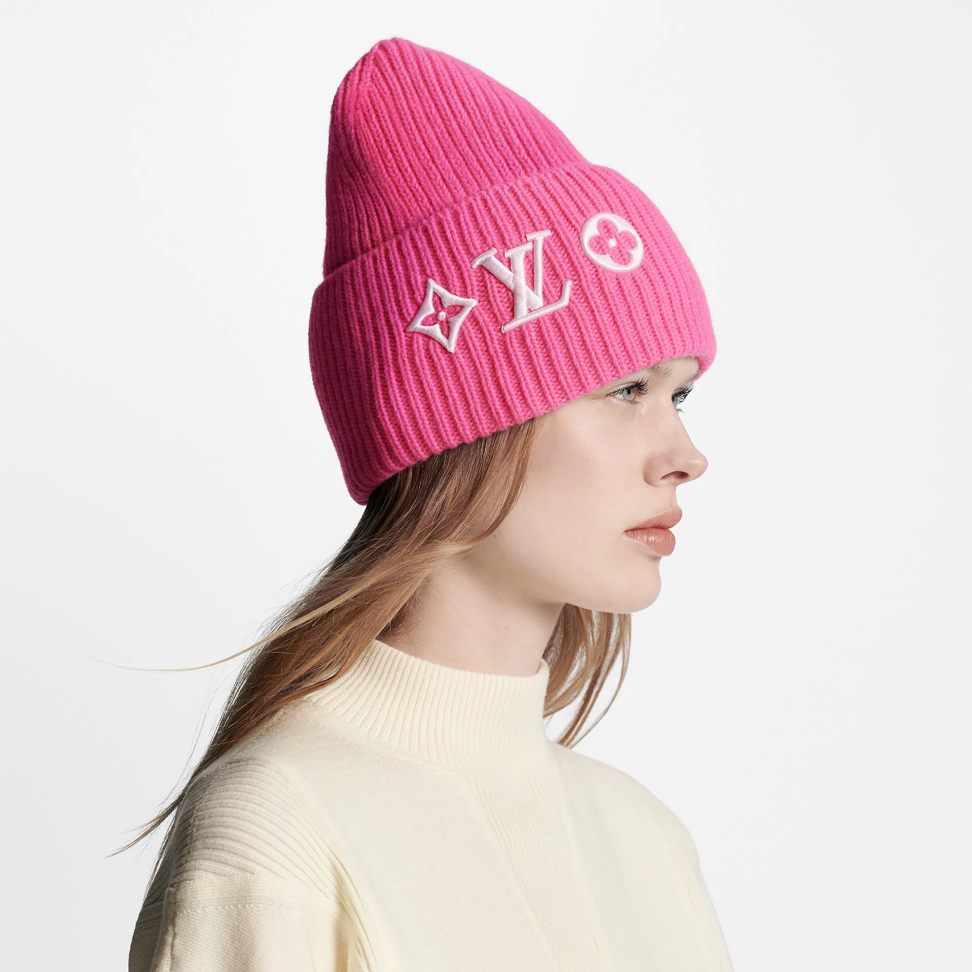 Louis Vuitton LV Headline Beanie S00 - Women - Accessories M78927 Pink