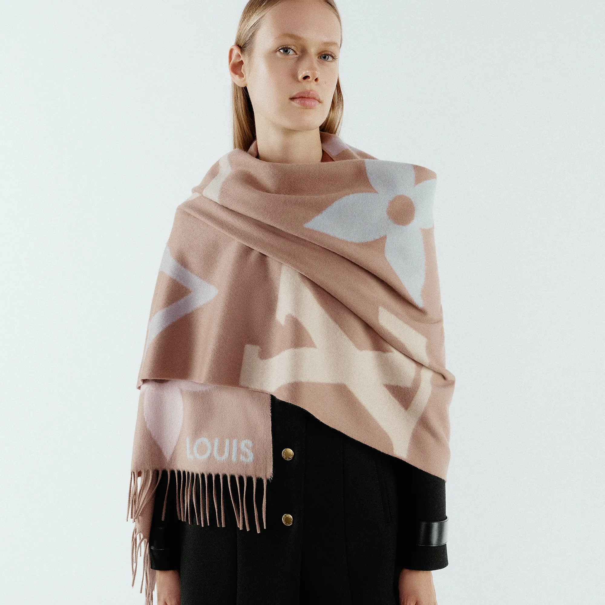 Louis Vuitton Ultimate Scarf S00 - Women - Accessories M78933 Latte