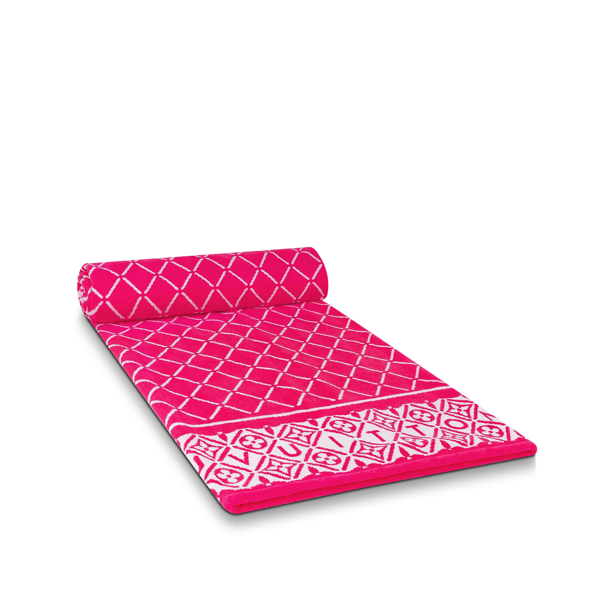 Louis Vuitton Monogram Flower Tile Beach Towel S00 - Women - Accessories M79061 Light Pink Louis Vuitton Monogram Flower Tile Beach Towel S00 - Women - Accessories M79061 Light Pink