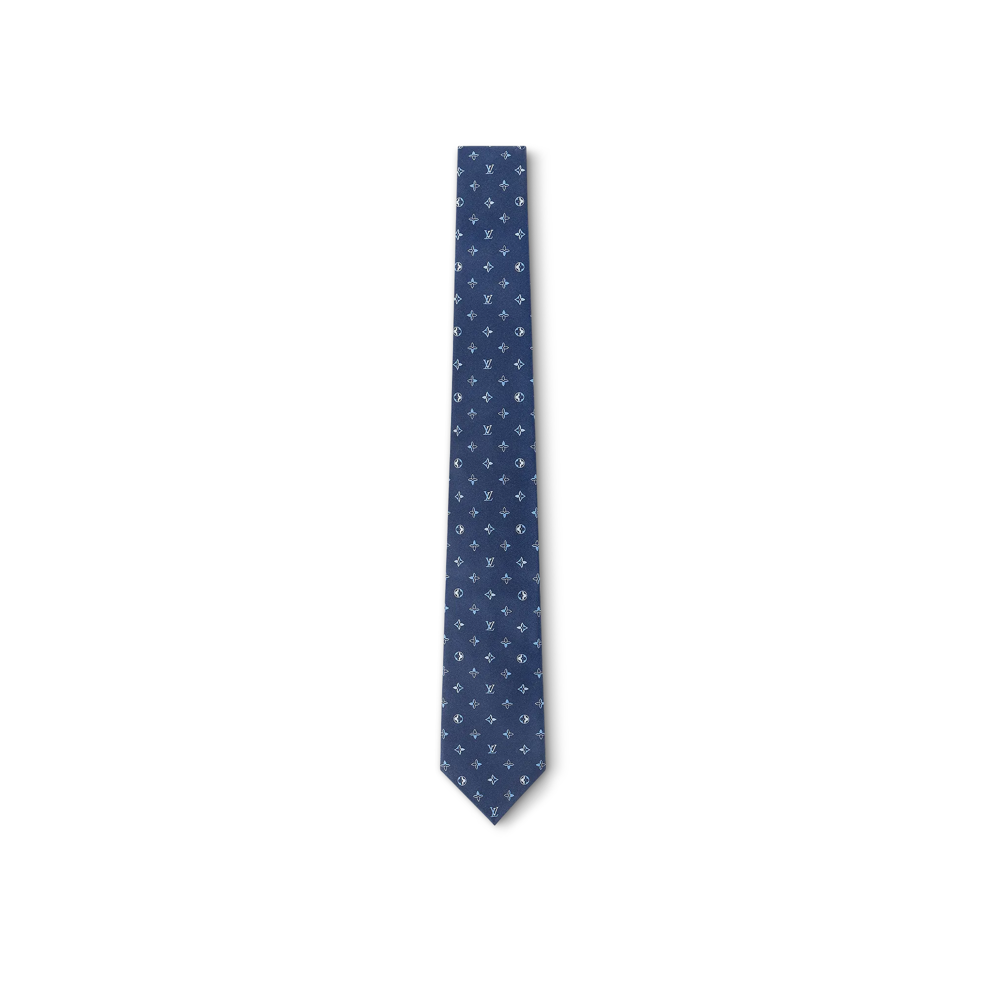 Louis Vuitton MNG Eclipse Tie S00 - Men - Accessories M79087 Blue
