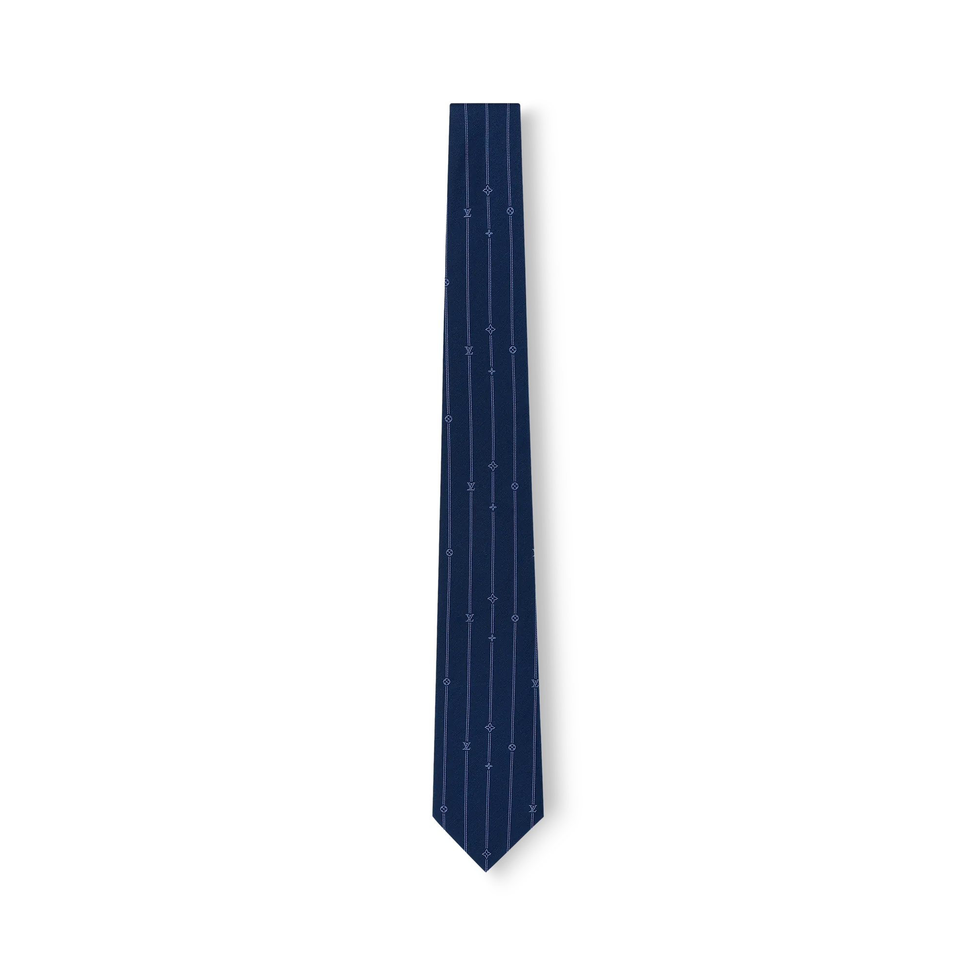 Louis Vuitton Monogram Stripes Tie S00 - Men - Accessories M79090 Blue