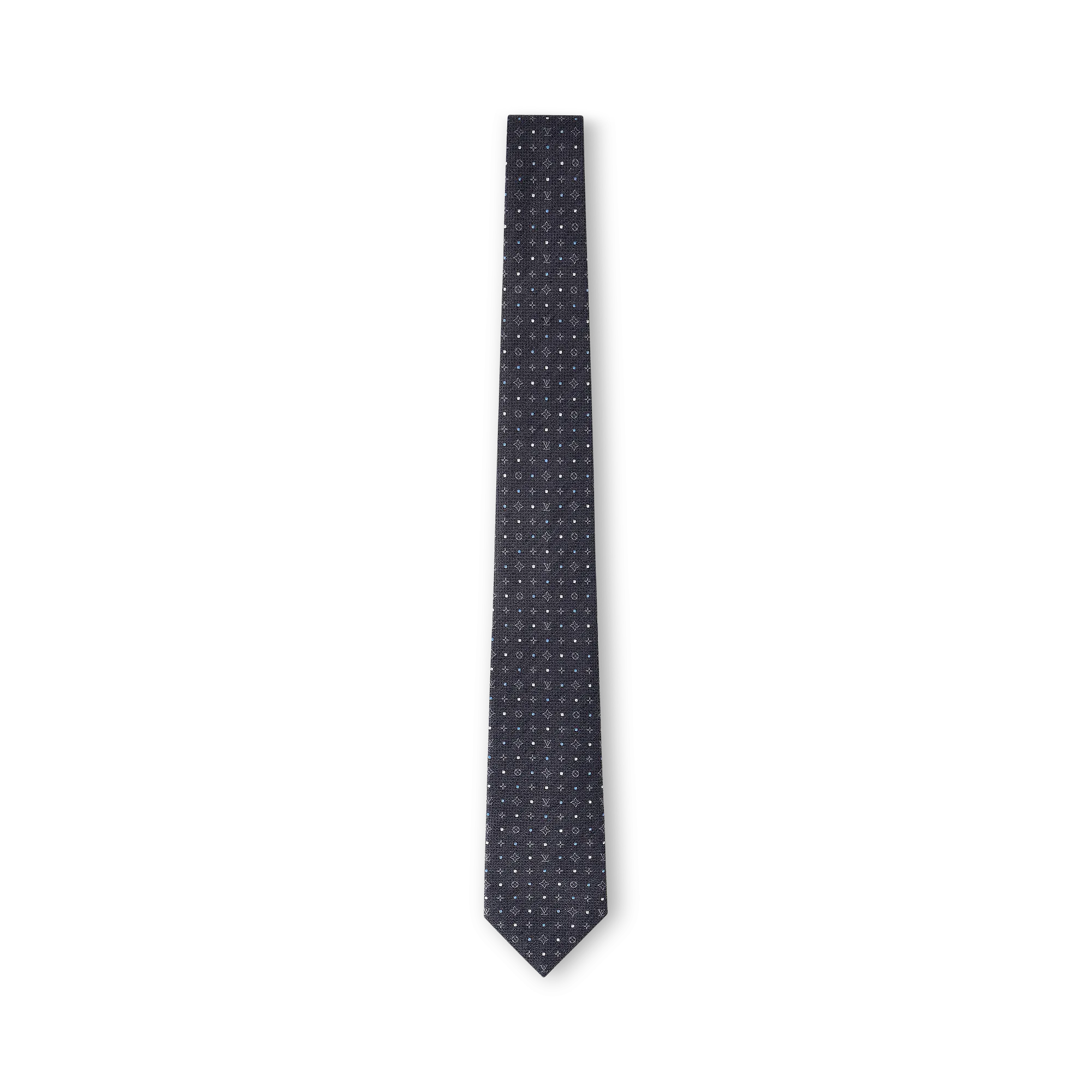 Louis Vuitton Dots On Monogram Tie S00 - Men - Accessories M79111 Grey