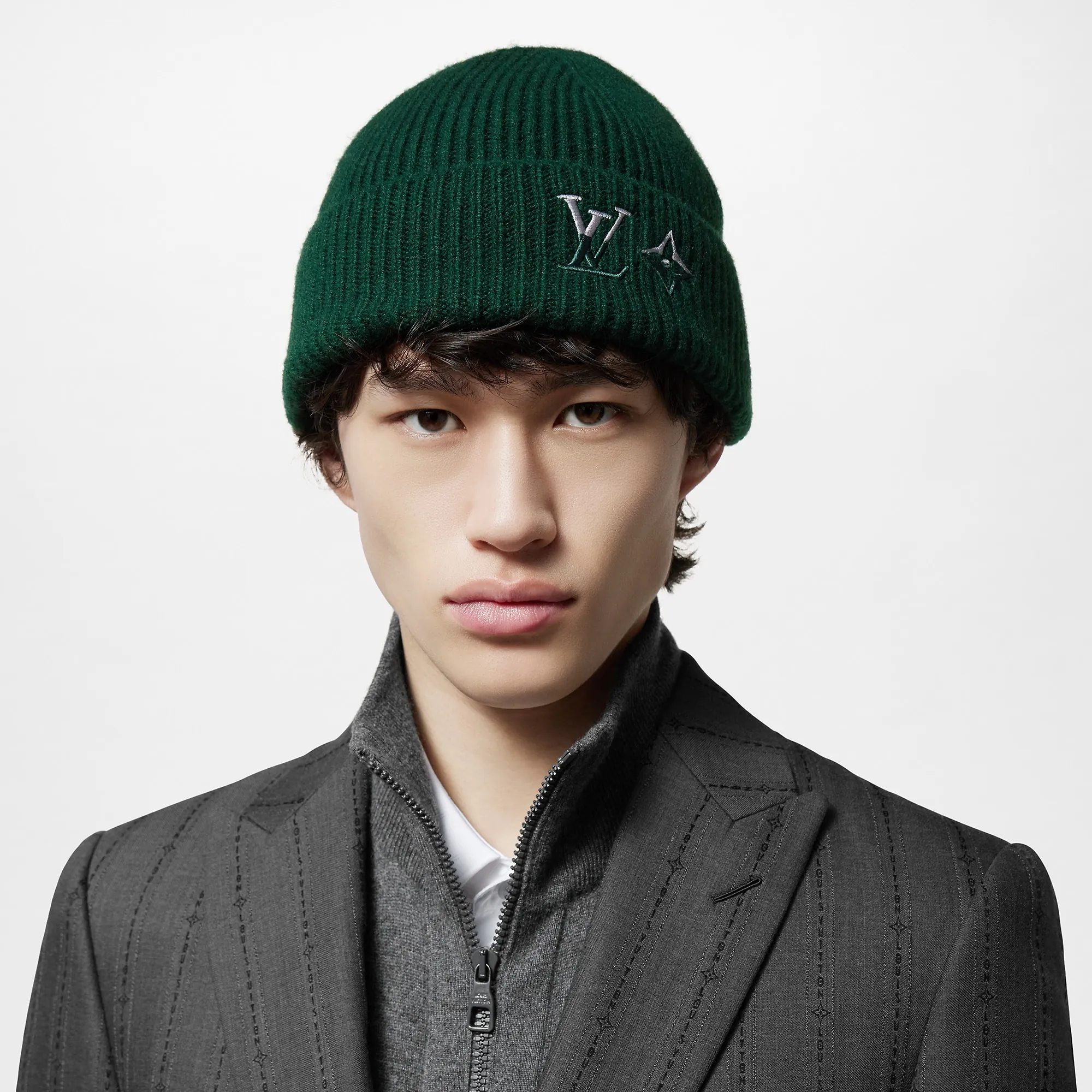 Louis Vuitton LV Dual Beanie S00 - Men - Accessories M79141 Dark Green