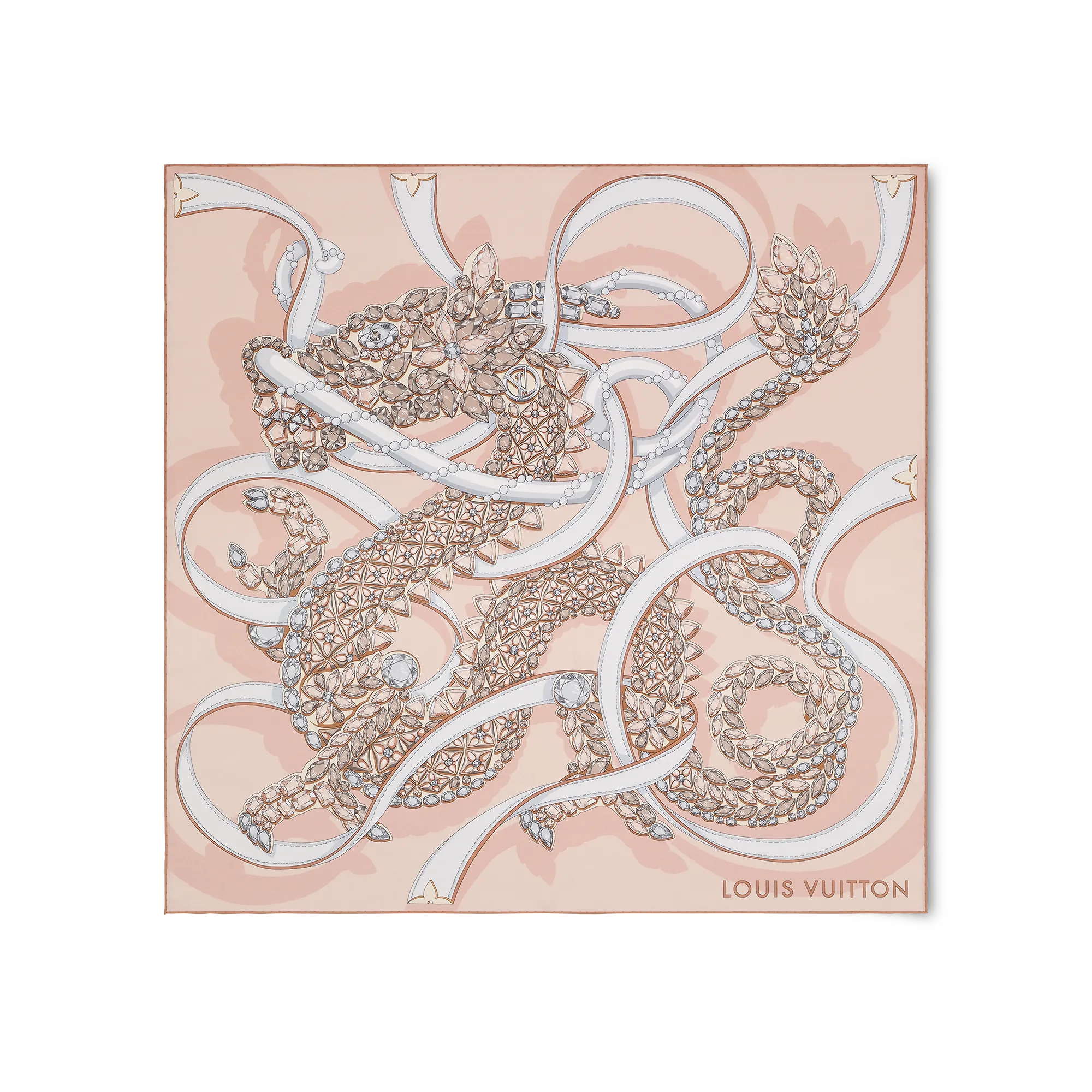 Louis Vuitton Precious Dragon Silk Square 90 S00 - Women - Accessories M79165