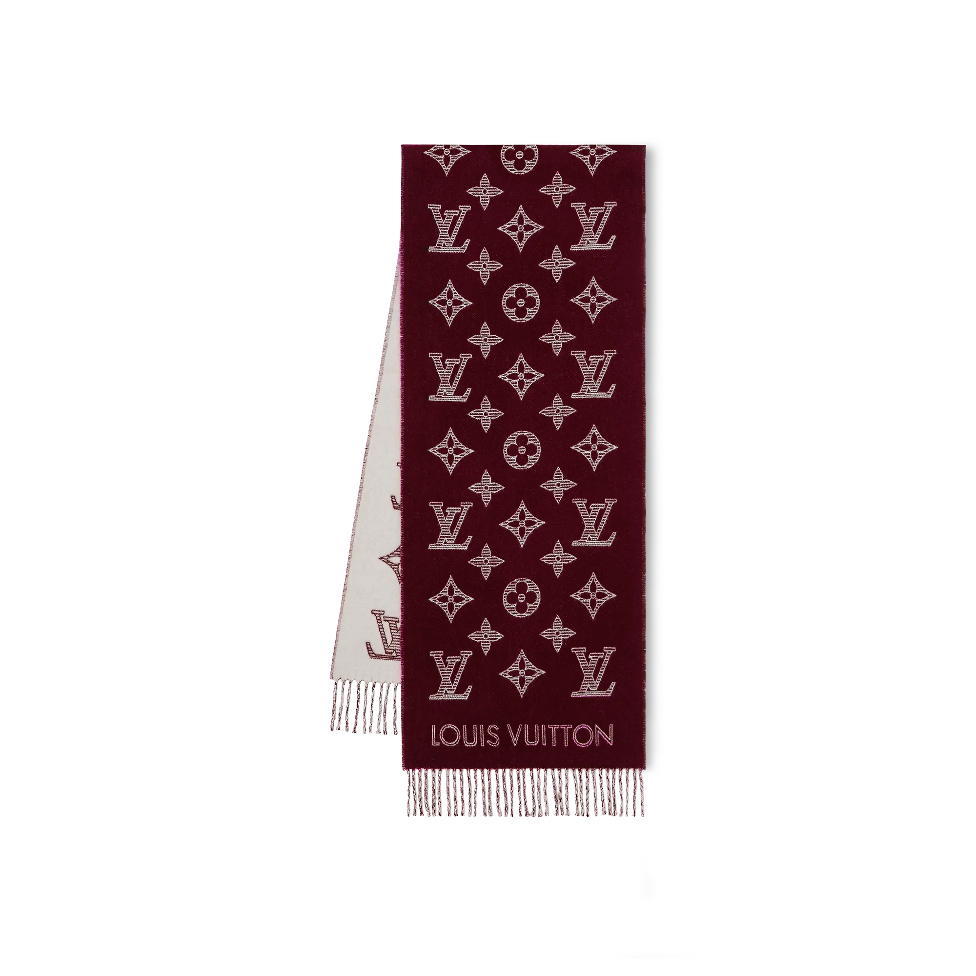 Louis Vuitton MNG Shadow Scarf S00 - Men - Accessories M79185 Bordeaux