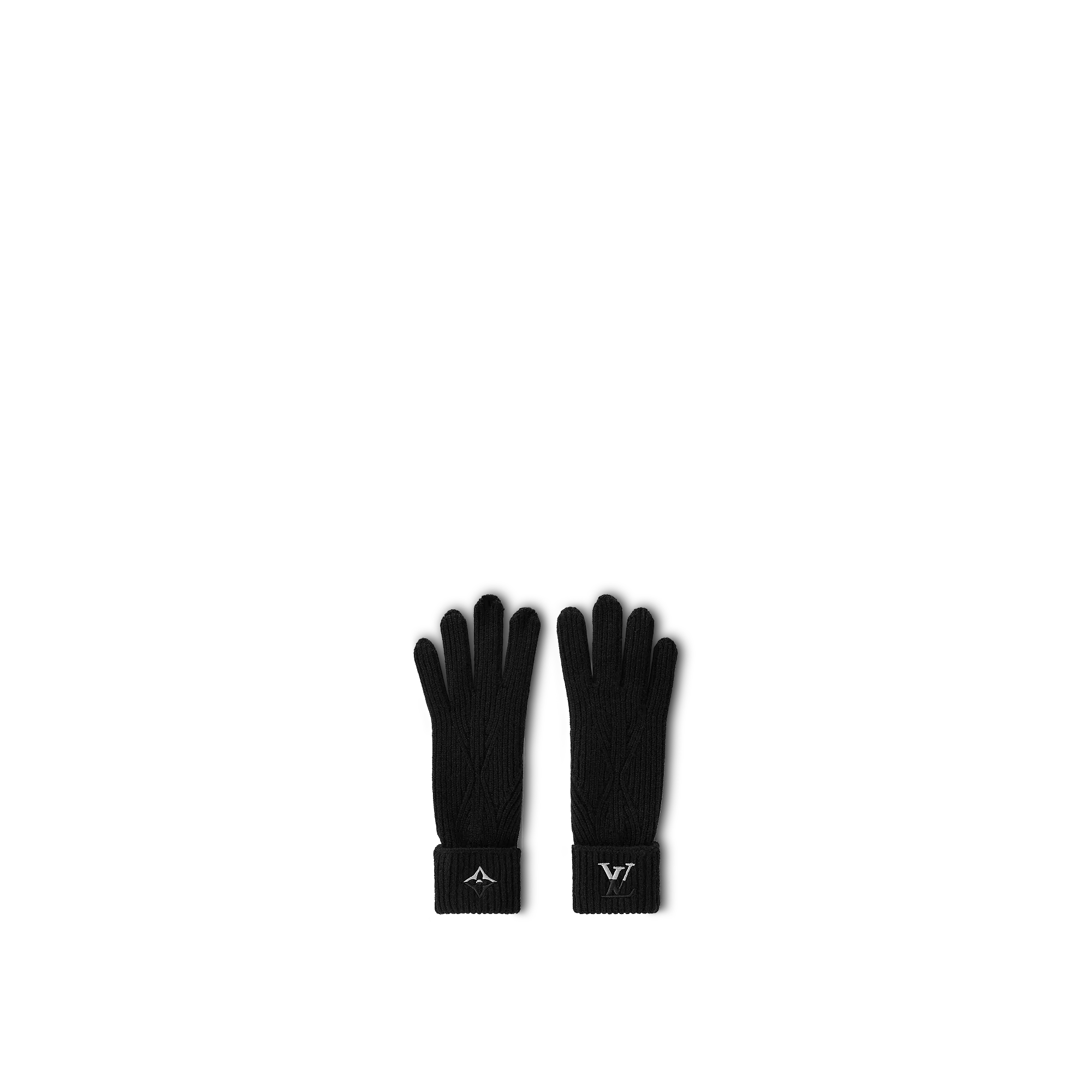 Louis Vuitton LV Dual Knit Gloves S00 - Men - Accessories M79195 Black