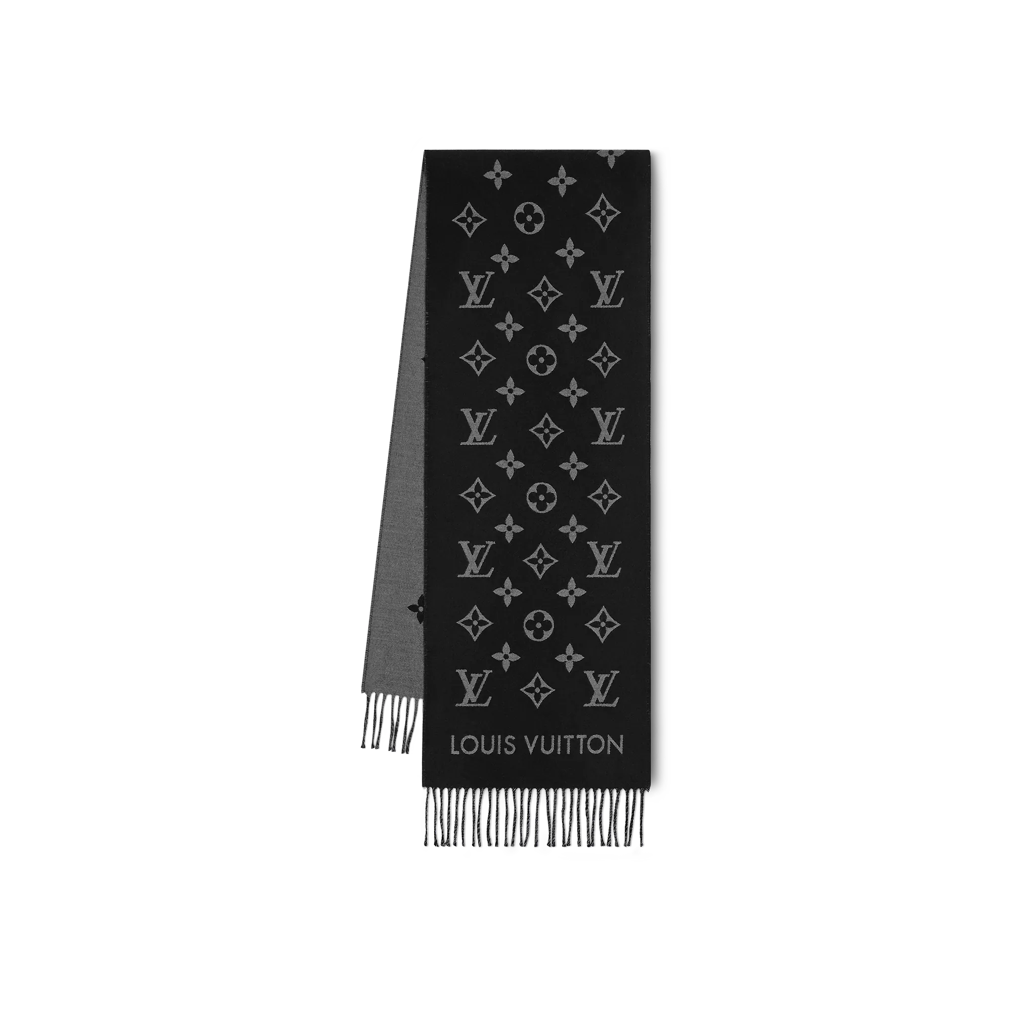 Louis Vuitton All About MNG Scarf S00 - Men - Accessories M79225 Black