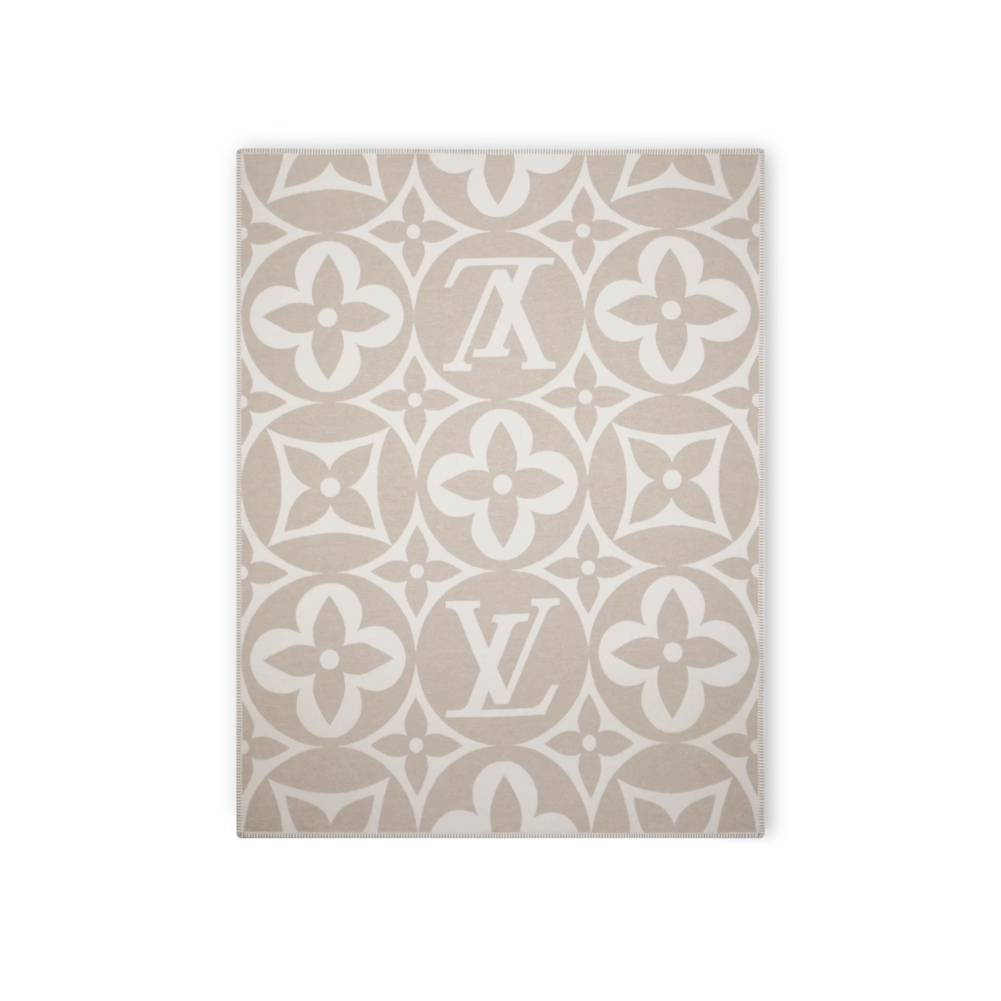 Louis Vuitton LV Medallion Blanket S00 - Women - Accessories M79275 Greige
