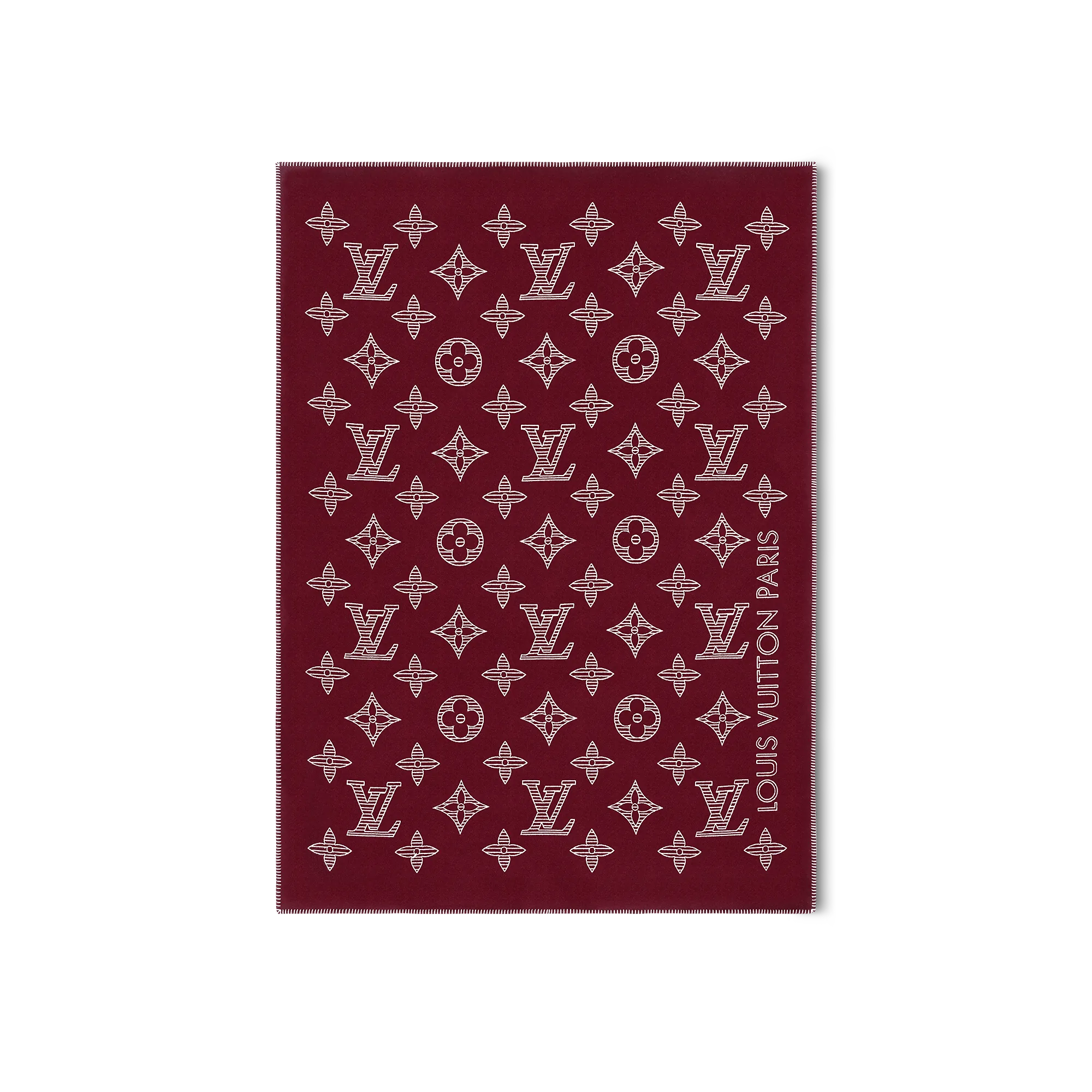 Louis Vuitton Monogram Shadow Blanket S00 - Men - Accessories M79364 Bordeaux