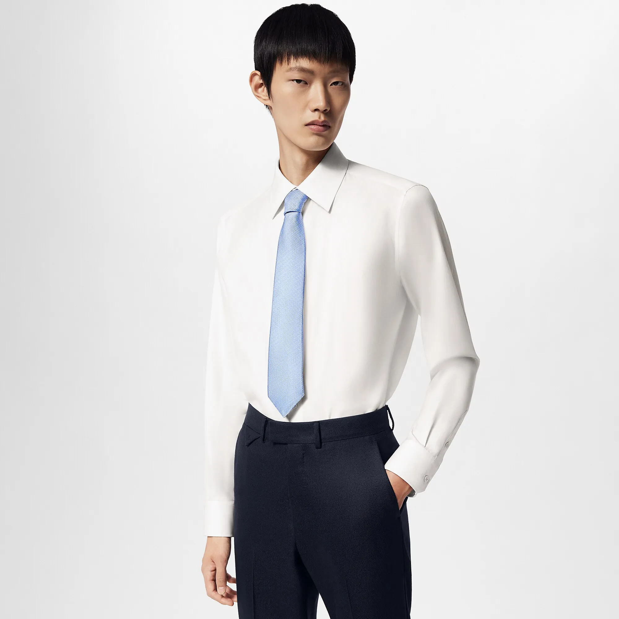 Louis Vuitton LV Standout Tie S00 - Men - Accessories M79411 Light Blue