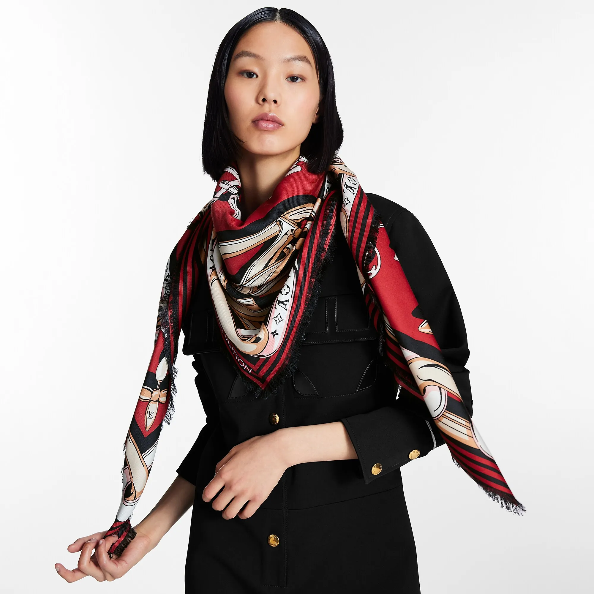 Louis Vuitton Bejewelled Shawl S00 - Women - Accessories M79491