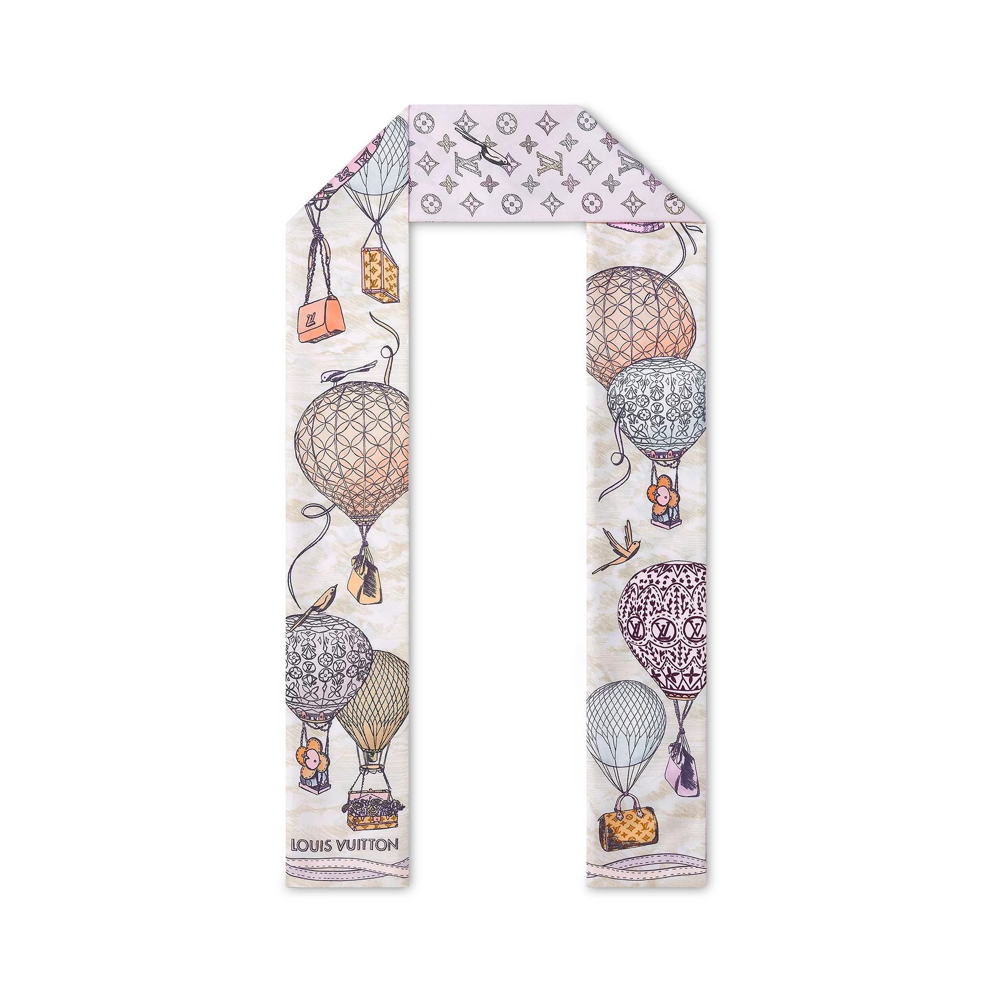 Louis Vuitton Up And Away Bandeau S00 - Women - Accessories M79614 Lilac