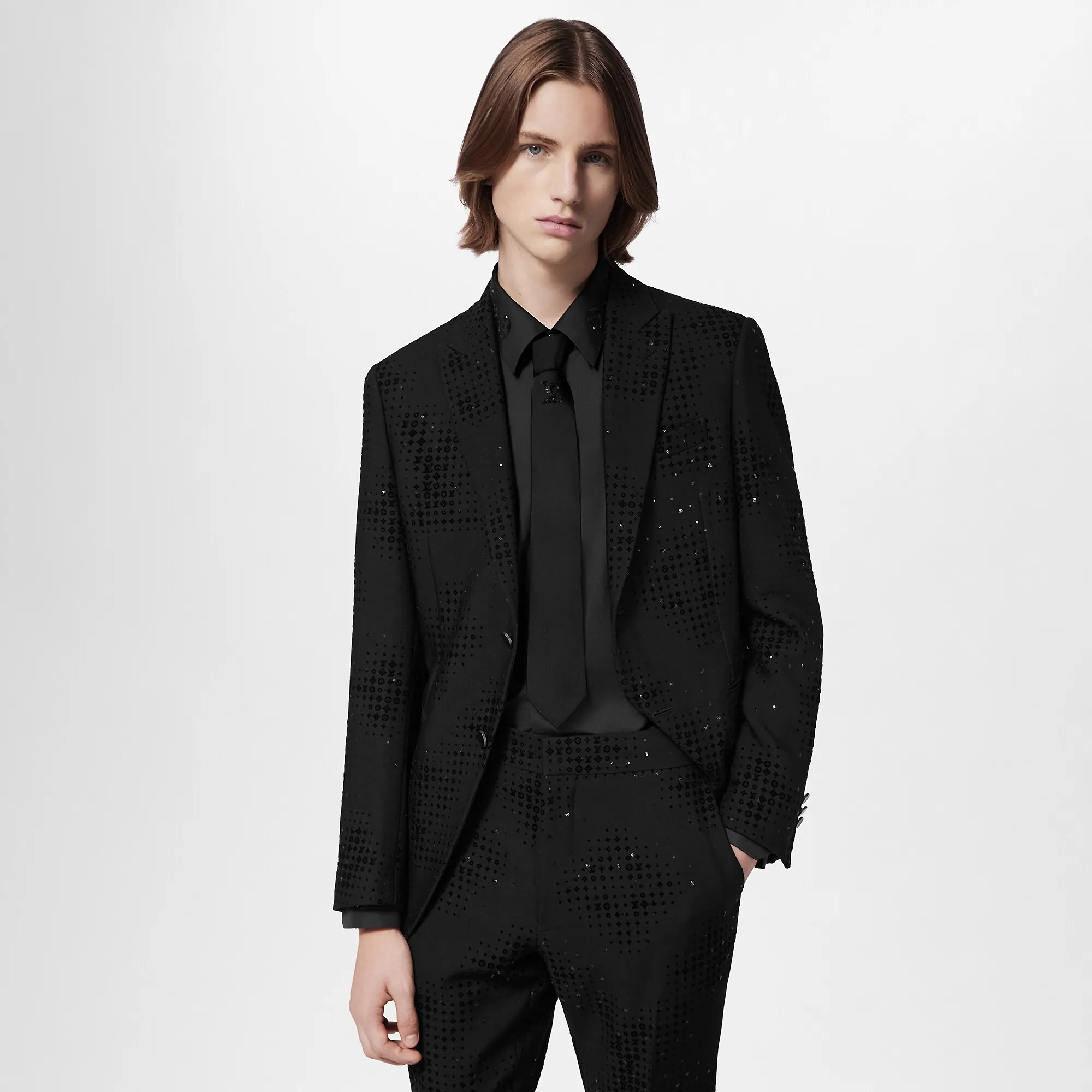 Louis Vuitton LV Sequins Tie S00 - Men - Accessories M79644