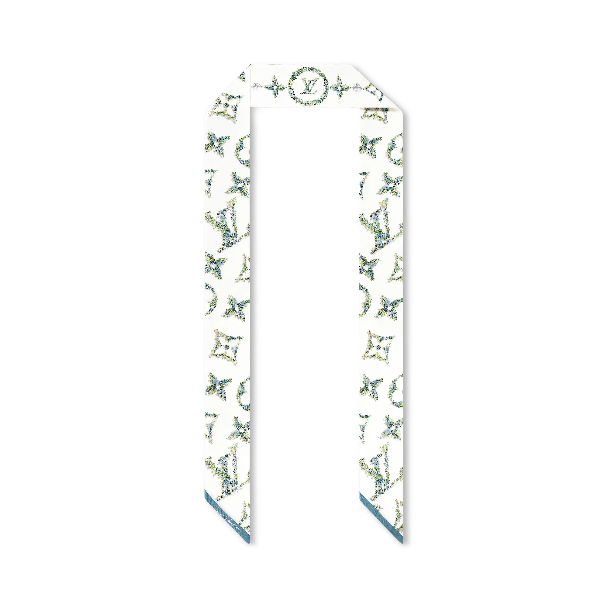 Louis Vuitton Monogram Flowers BB Bandeau S00 - Women - Accessories M79703 Blue