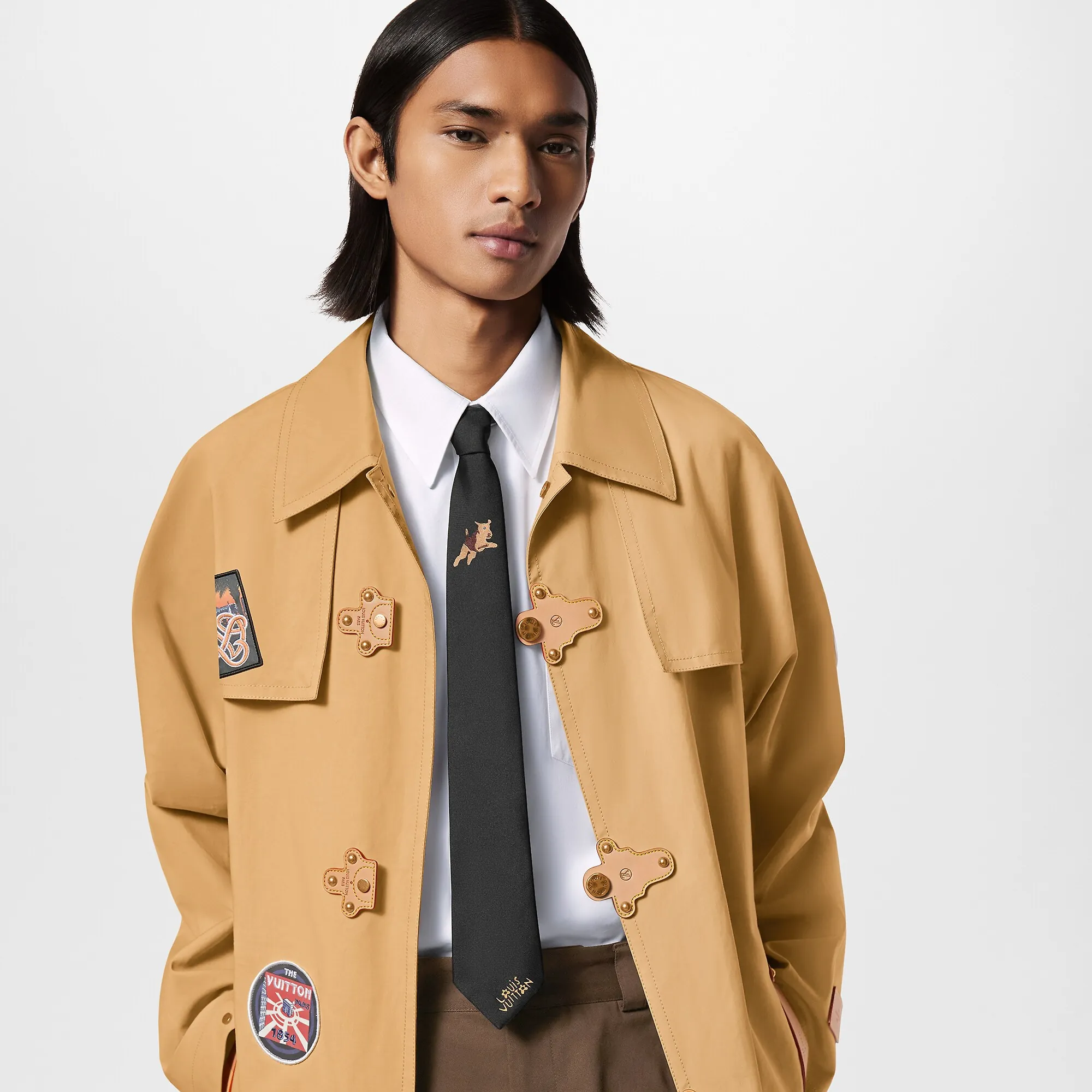 Louis Vuitton Jumping Dog Tie S00 - Men - Accessories M79824