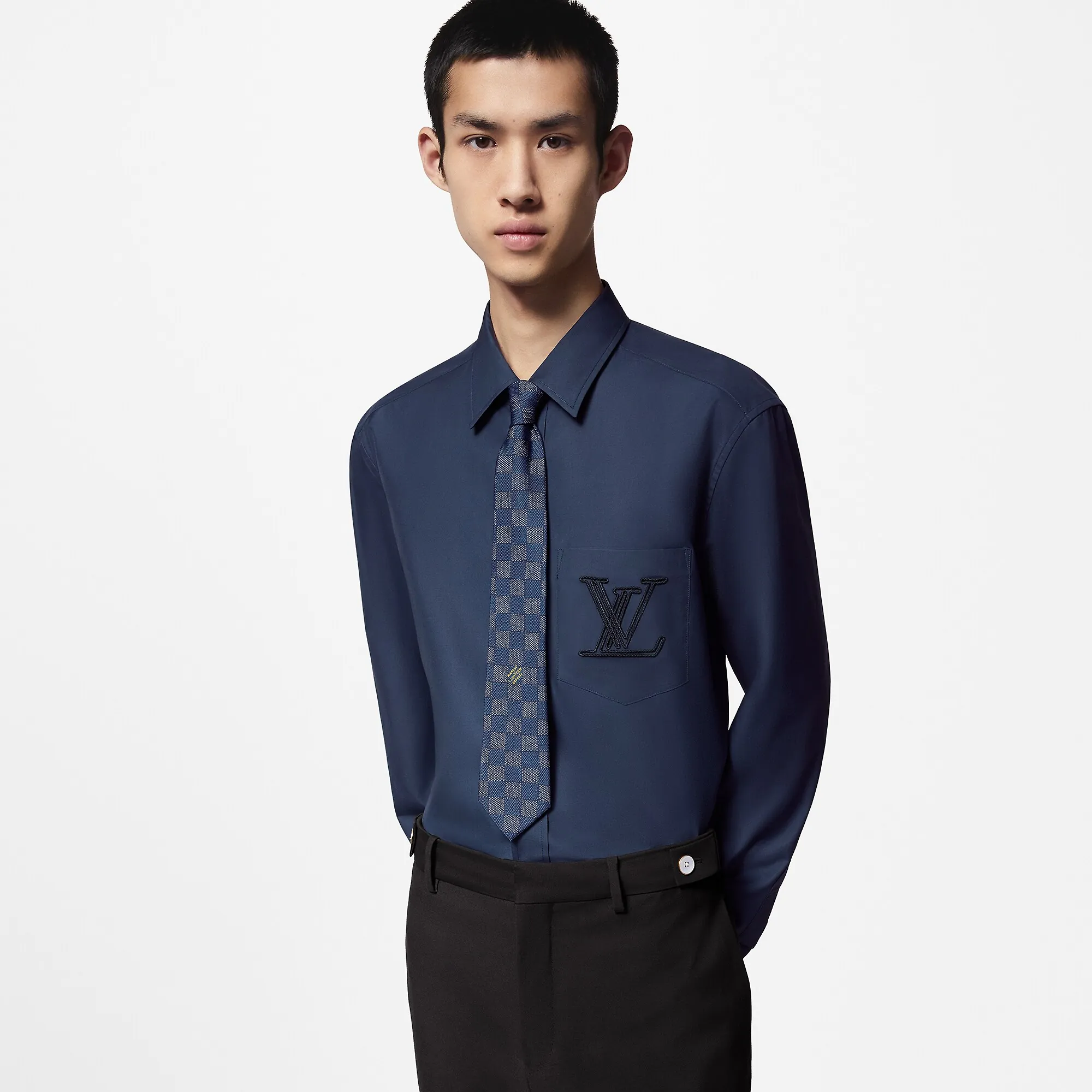 Louis Vuitton Damier Heritage Tie S00 - Men - Accessories M79826