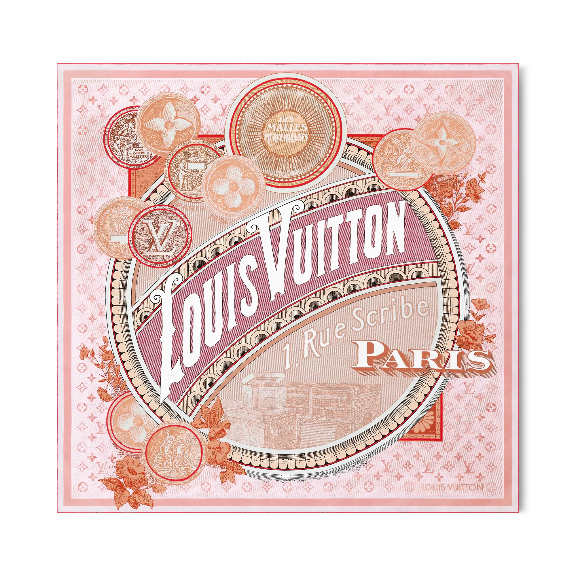 Louis Vuitton Malles Merveilleuses Square 90 S00 - Women - Accessories M79863 Pink