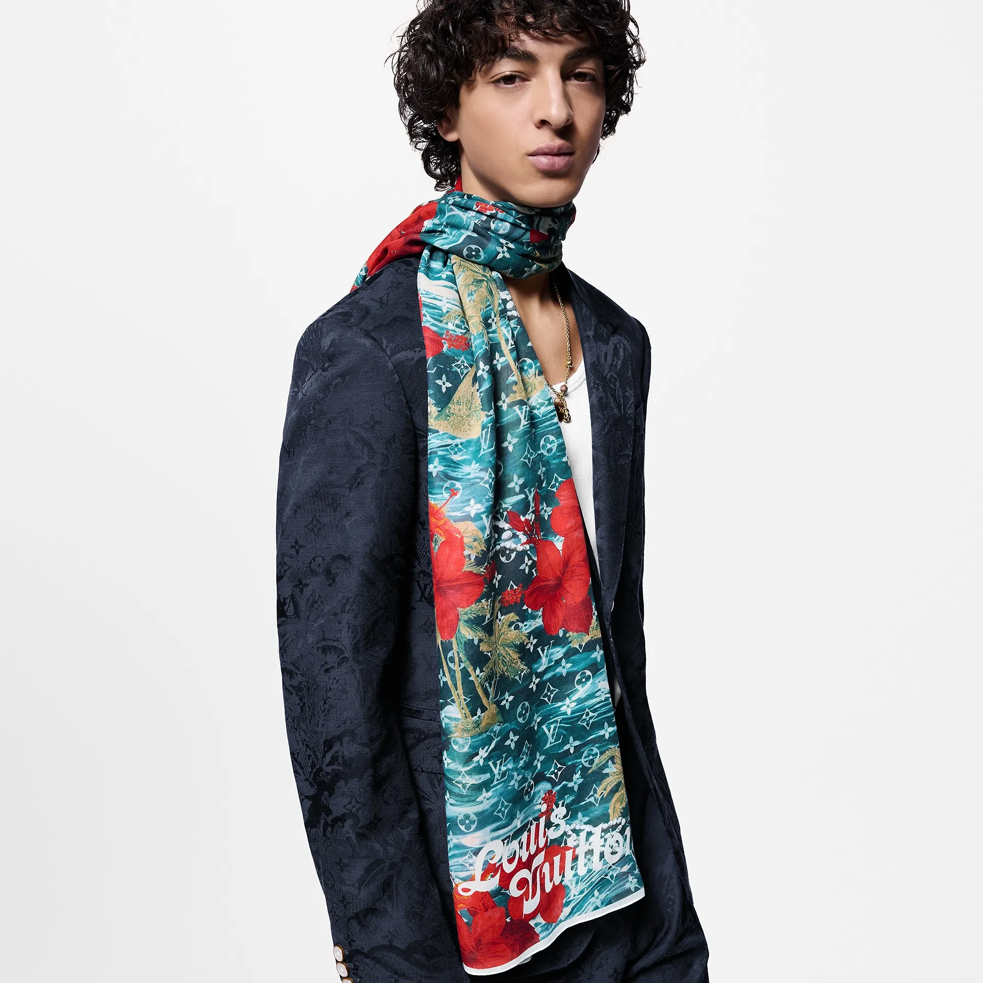 Louis Vuitton Surfin' Monogram Stole S00 - Men - Accessories M79916