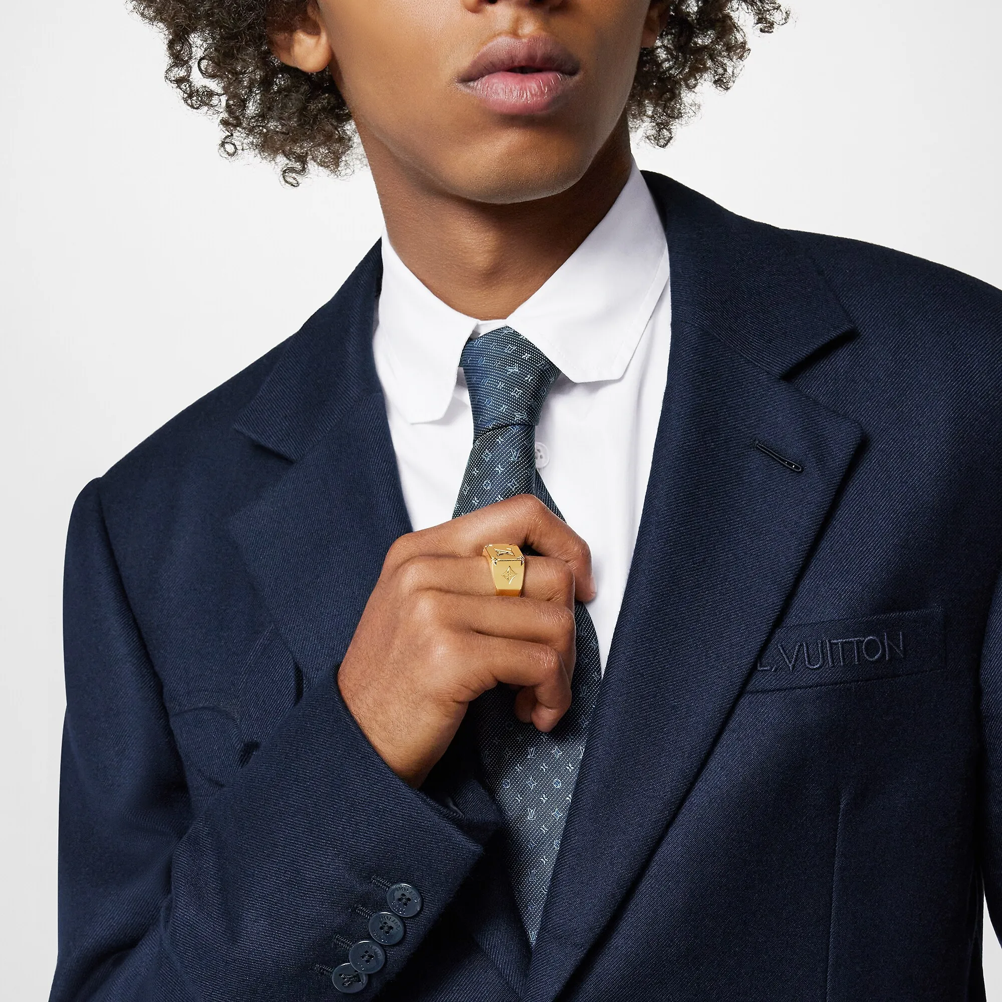 Louis Vuitton Monogram Signet Ring S00 - Men - Fashion Jewelry M80190