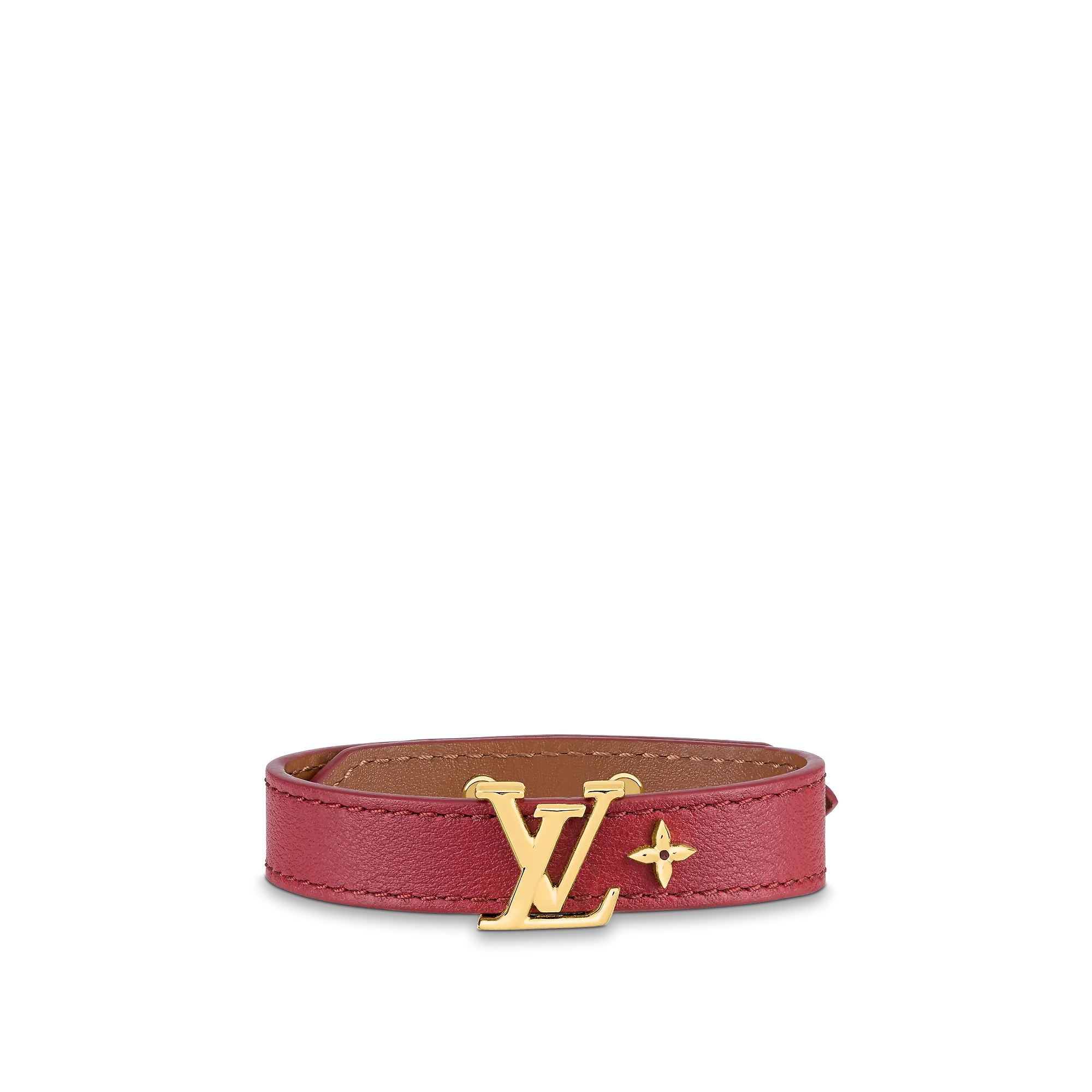 Louis Vuitton LV Iconic Leather Bracelet Other Leathers - Women - Accessories M8106E Red