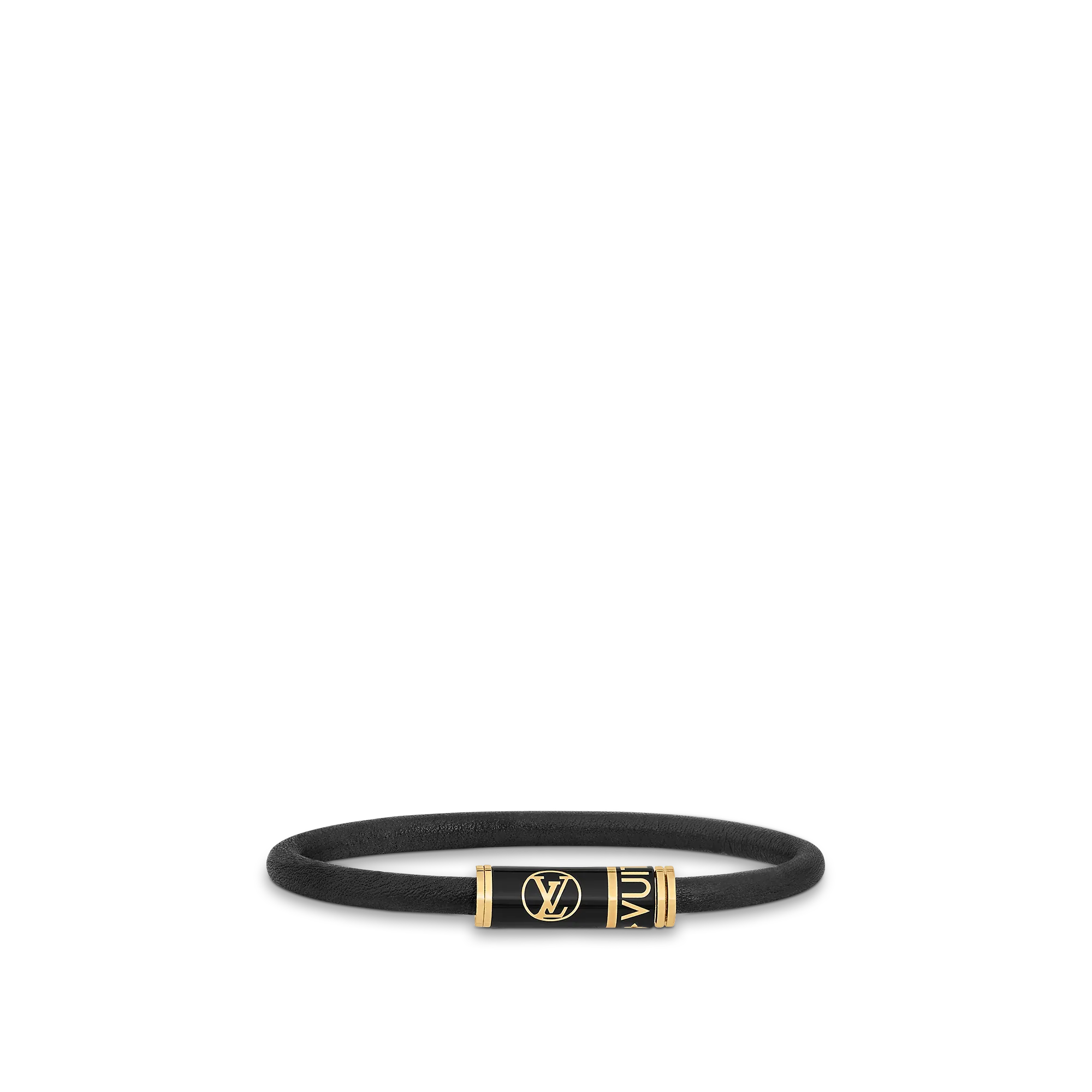 Louis Vuitton LV All Access Bracelet Other Leathers - Women - Fashion Jewelry M8133E Black