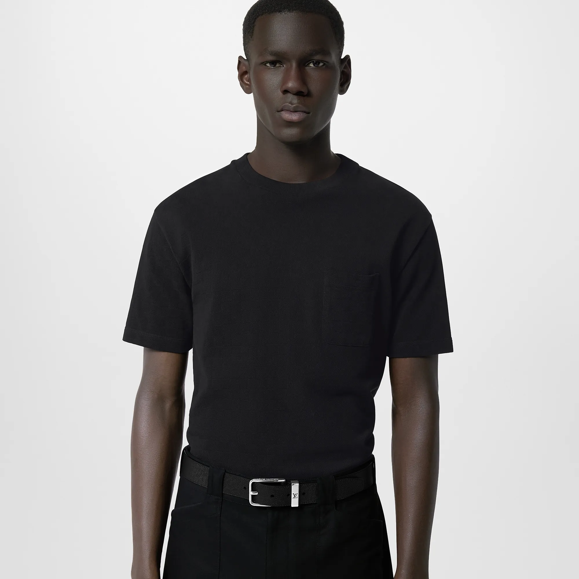 Louis Vuitton Pont Neuf 35mm Belt Taiga Leather - Men - Accessories M8201V