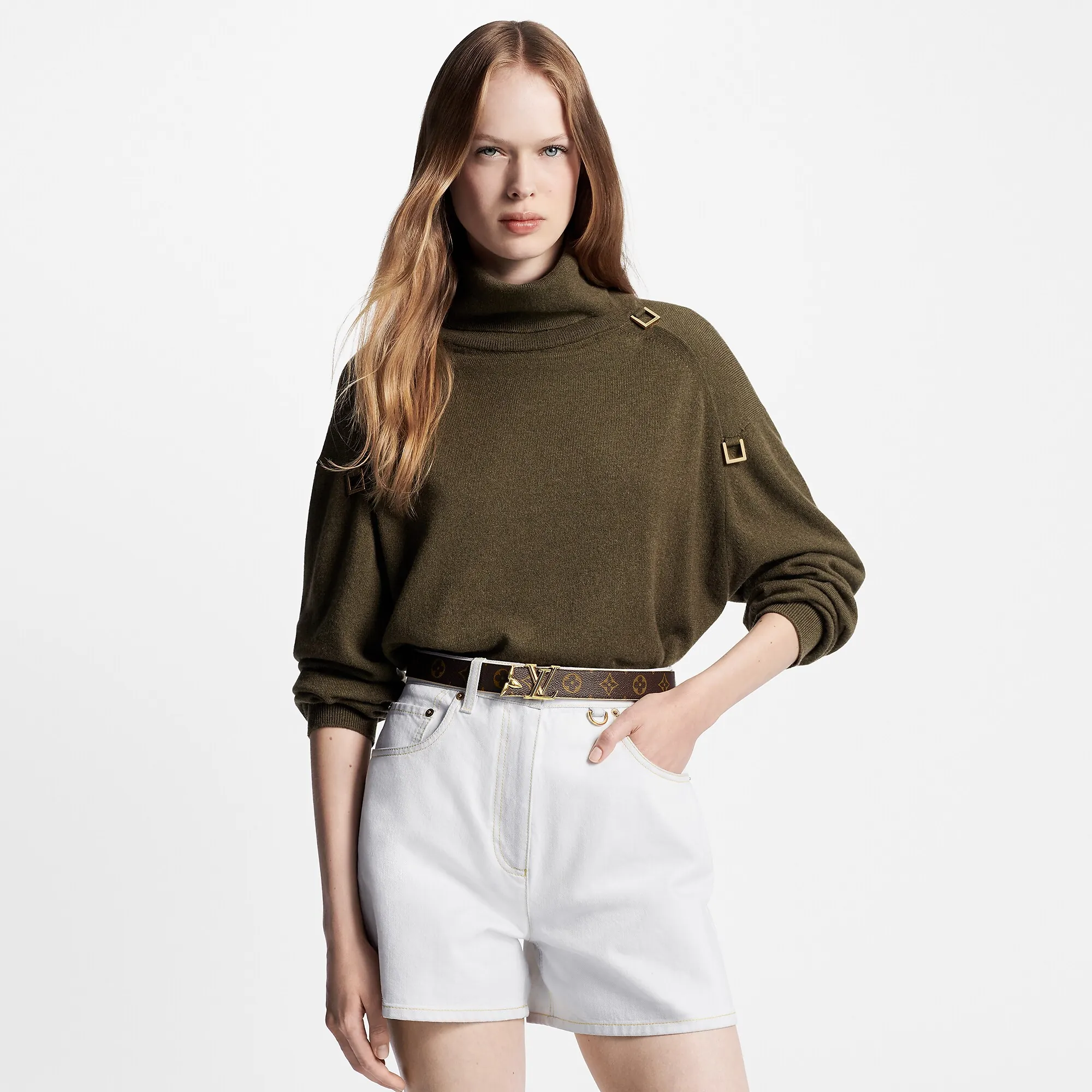 Louis Vuitton Pretty LV 30mm Reversible Belt Monogram - Women - Accessories M8233U Beige