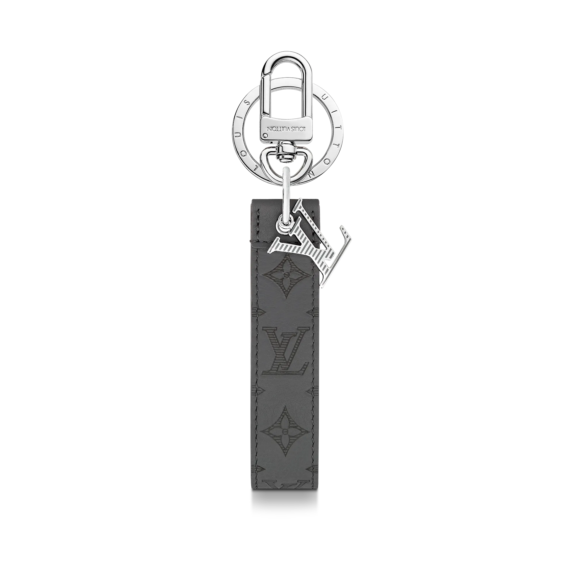 Louis Vuitton LV Shadow Dragonne Key Holder And Bag Charm S00 - Men - Accessories M82373 Grey