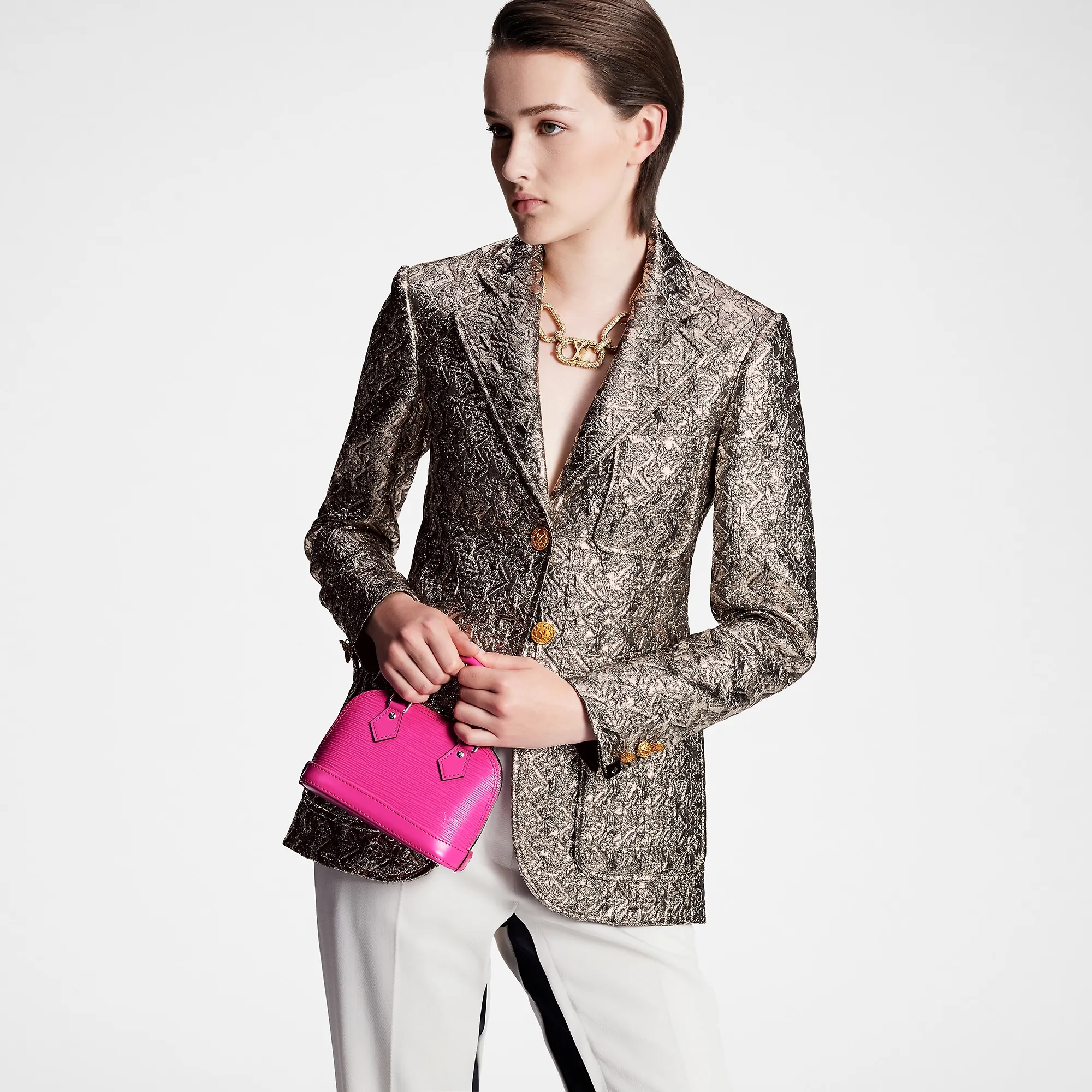 Louis Vuitton Nano Alma Epi Leather - Women - Small Leather Goods M82511 Fuchsia