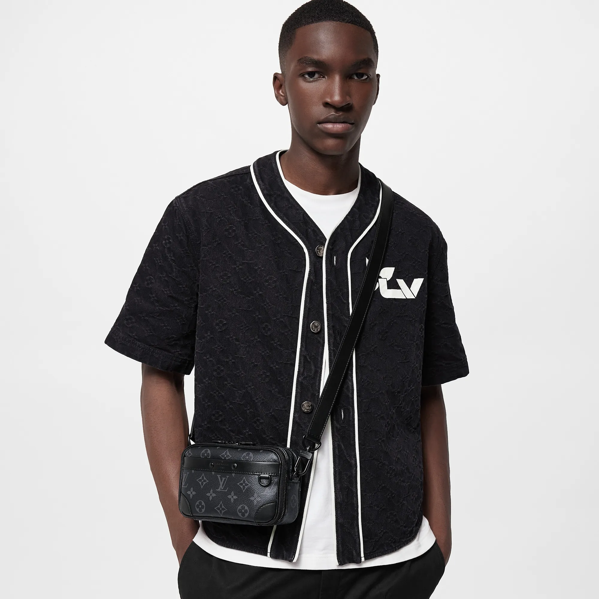 Louis Vuitton Nano Alpha Monogram Eclipse - Men - Bags M82542