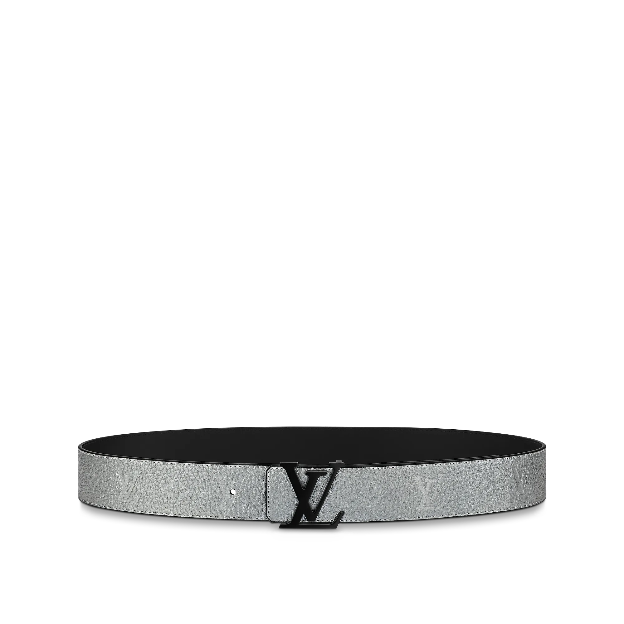 Louis Vuitton LV Initials 40mm Reversible Belt Taurillon Monogram - Men - Accessories M8261S Silver