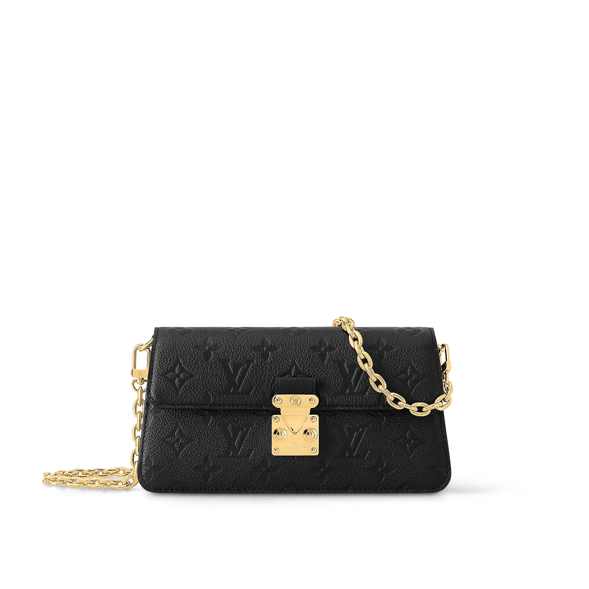 Louis Vuitton Wallet On Chain Métis Monogram Empreinte Leather - Women - Small Leather Goods M82637 Black