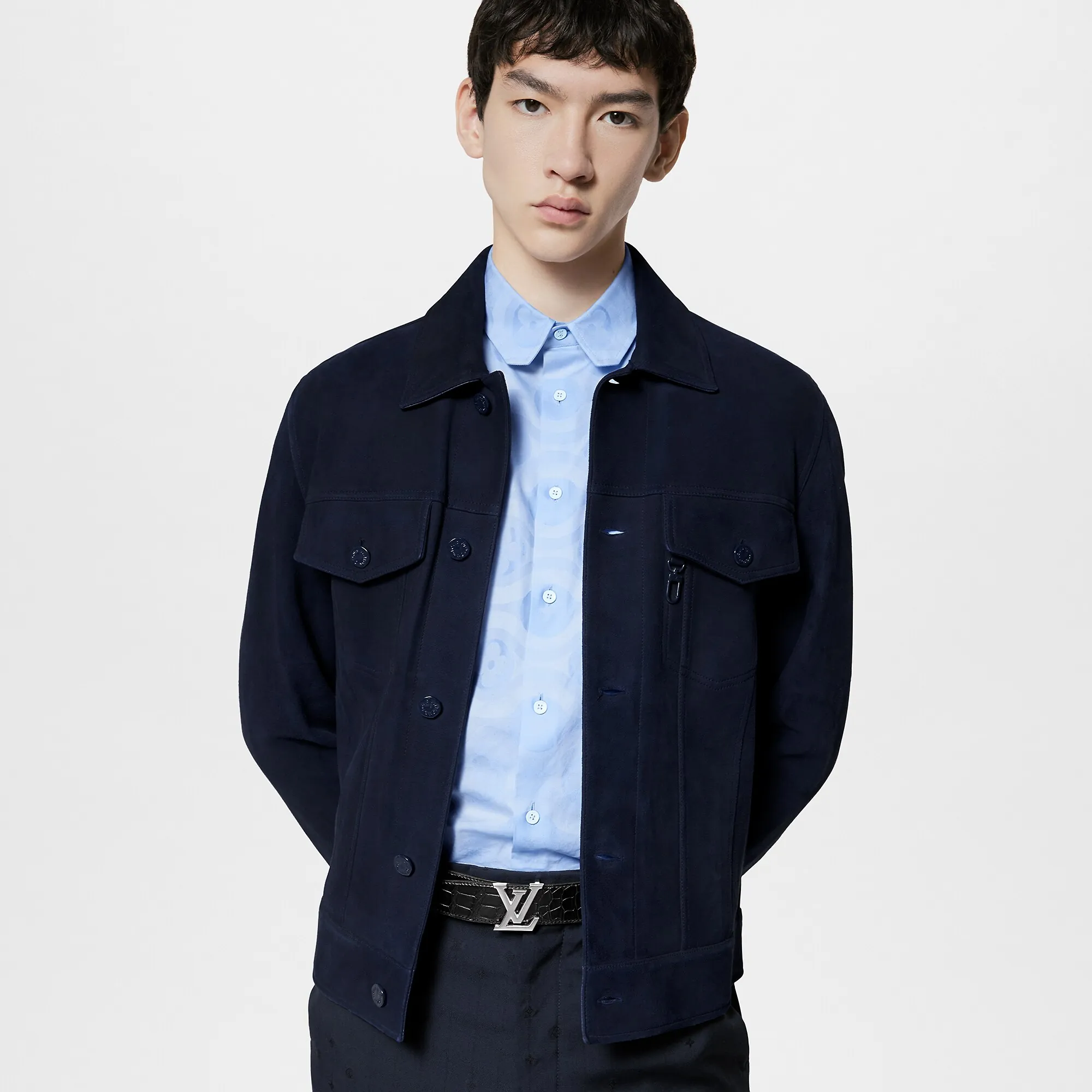 Louis Vuitton LV Heritage 35mm Reversible Belt Crocodilien Mat - Men - Accessories M8265V Black