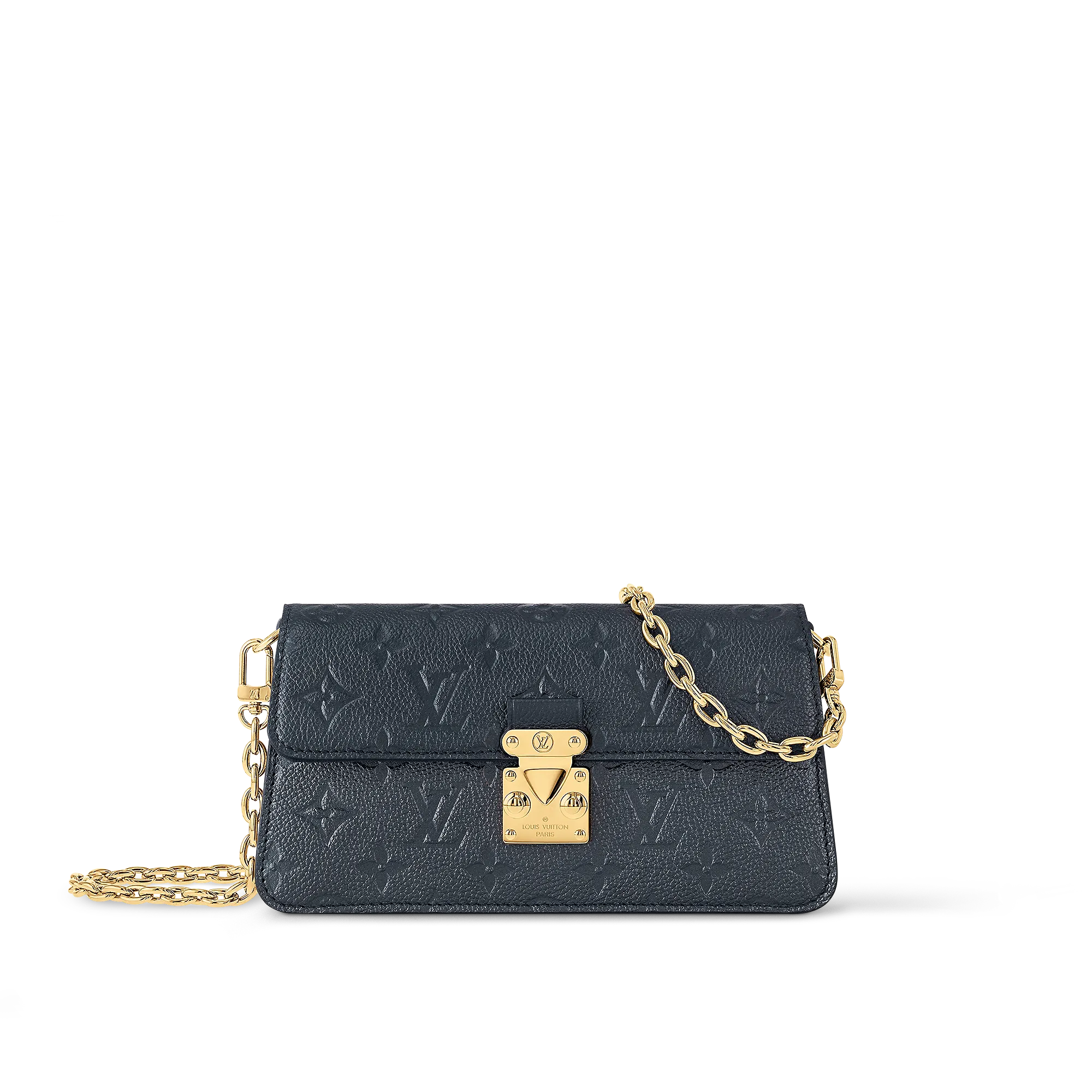 Louis Vuitton Wallet On Chain Métis Monogram Empreinte Leather - Women - Small Leather Goods M82671 Navy