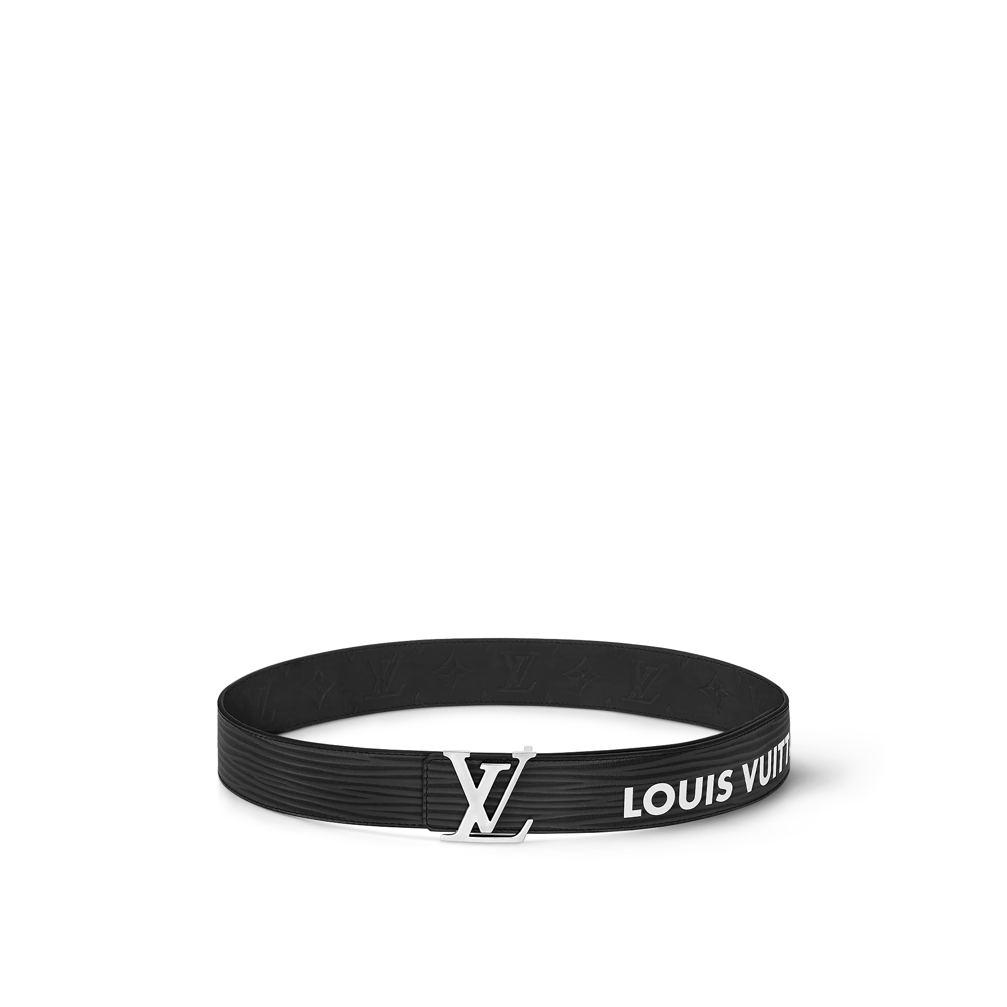 Louis Vuitton LV Initials 40mm Reversible Belt Epi Leather - Men - Accessories M8270Q Black