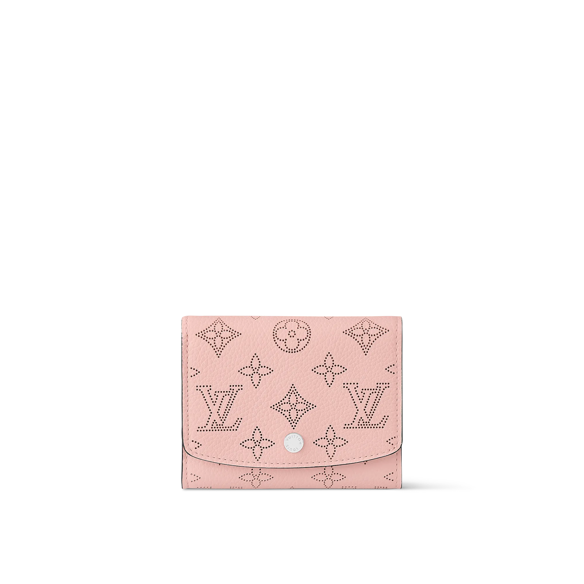 Louis Vuitton Iris Compact Wallet Mahina - Women - Small Leather Goods M82757 Rose Jasmine