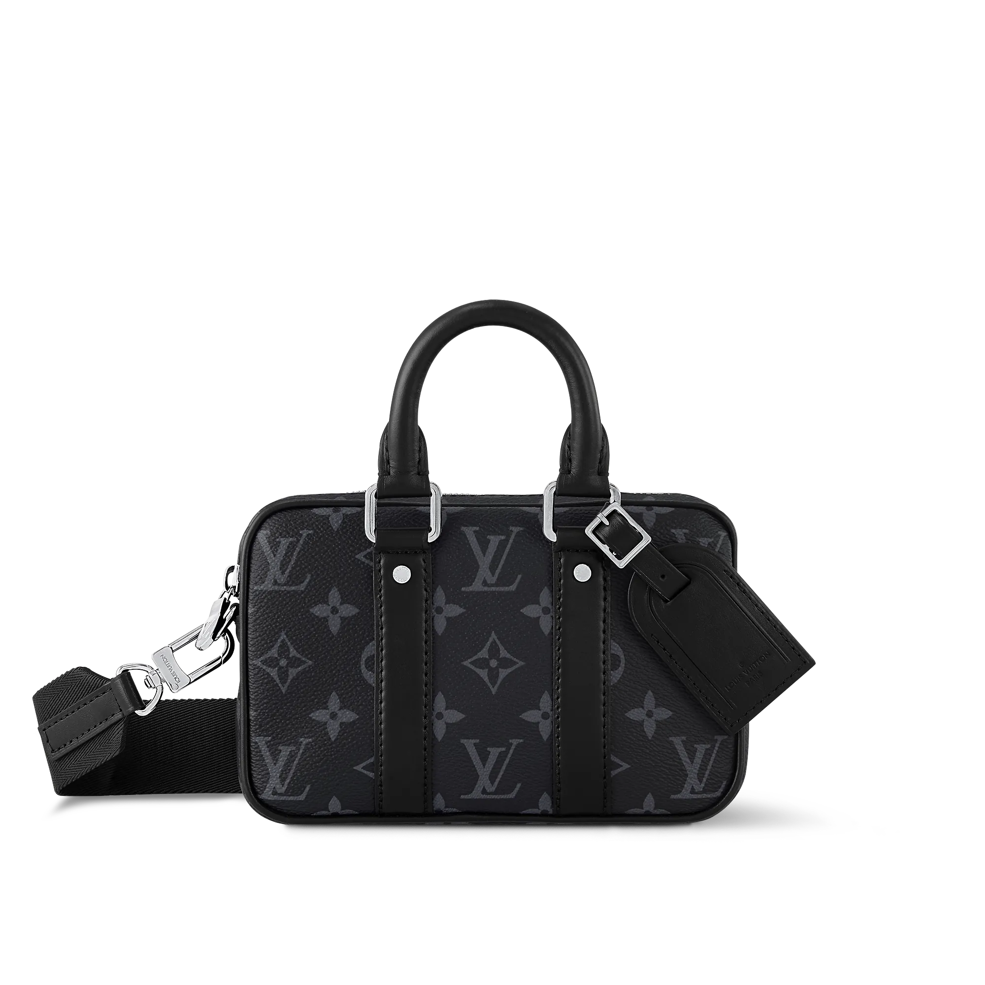 Louis Vuitton Nano Porte Documents Voyage Monogram Eclipse - Men - Bags M82770 Louis Vuitton Nano Porte Documents Voyage Monogram Eclipse - Men - Bags M82770