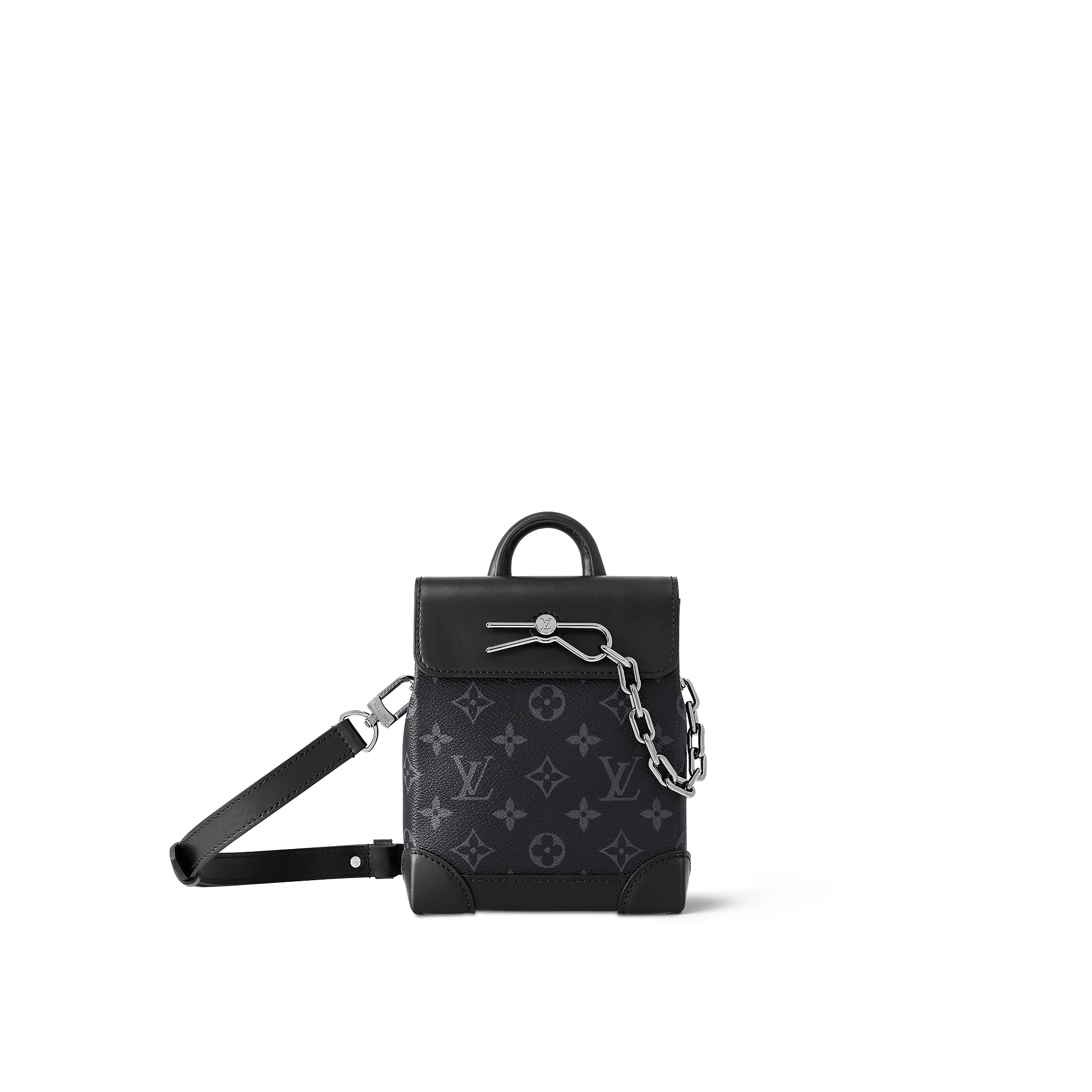Louis Vuitton Nano Steamer Monogram Eclipse - Men - Bags M82774 Louis Vuitton Nano Steamer Monogram Eclipse - Men - Bags M82774